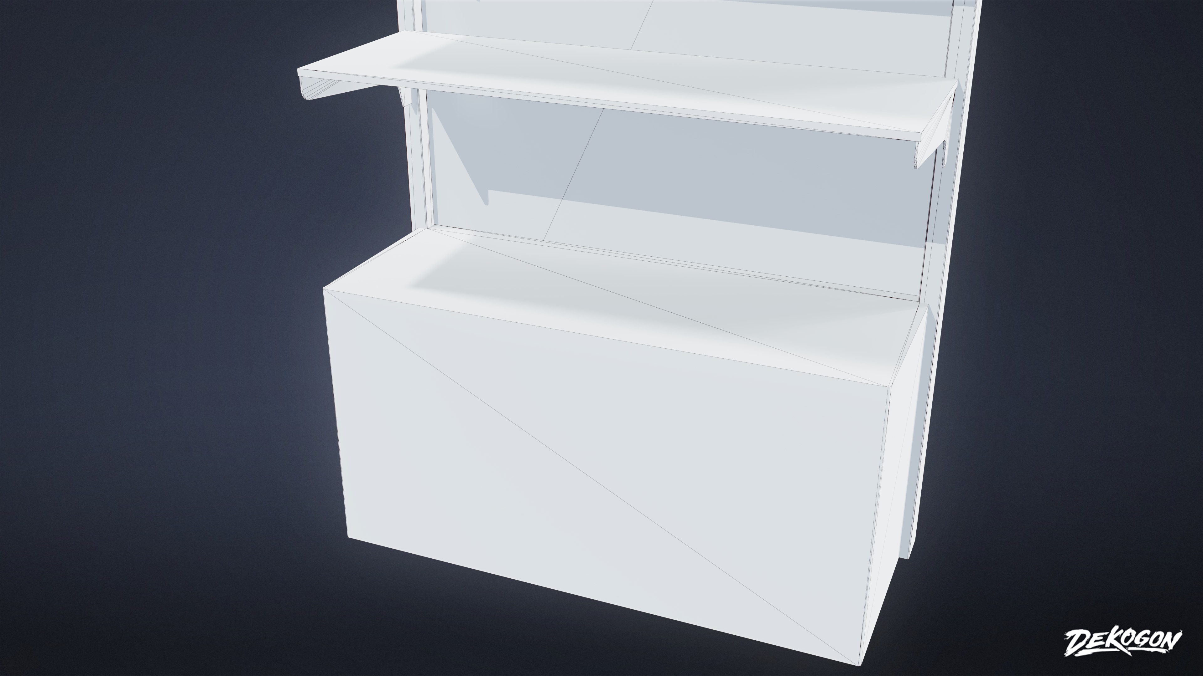 SHOPPING AND GROCERY - Shelf 05 - LOW POLY Low-poly 3D model_7
