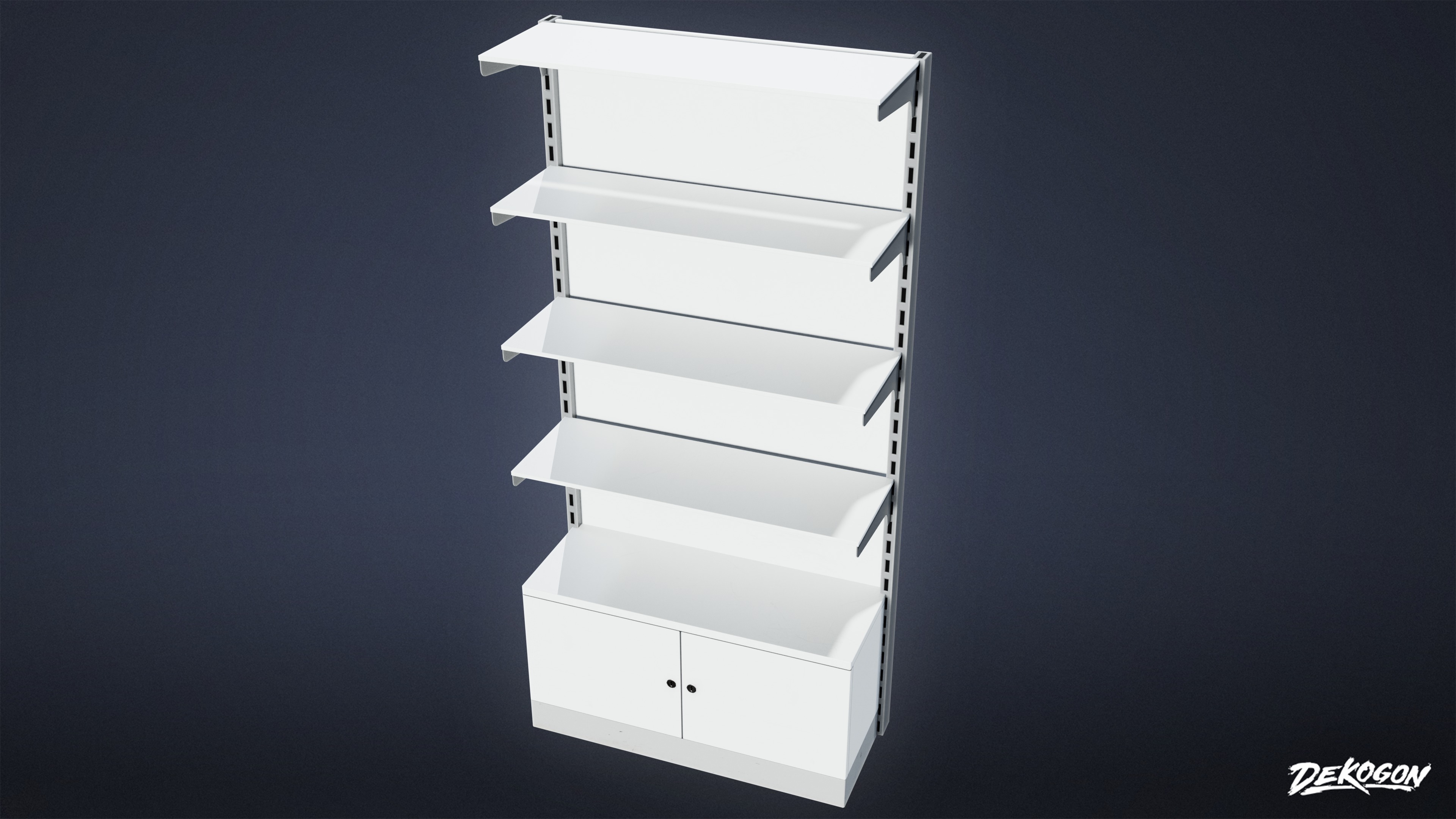 SHOPPING AND GROCERY - Shelf 05 - LOW POLY Low-poly 3D model_5