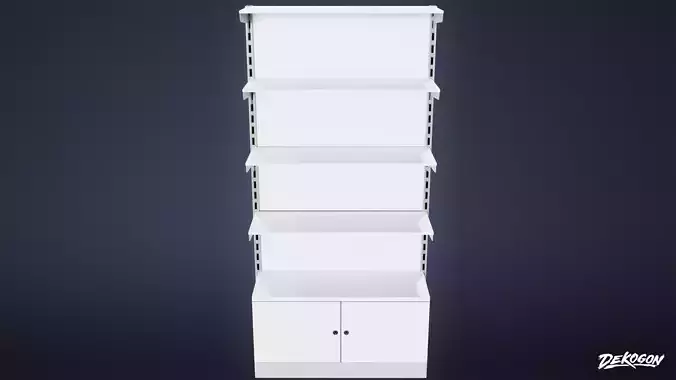 SHOPPING AND GROCERY - Shelf 05 - LOW POLY