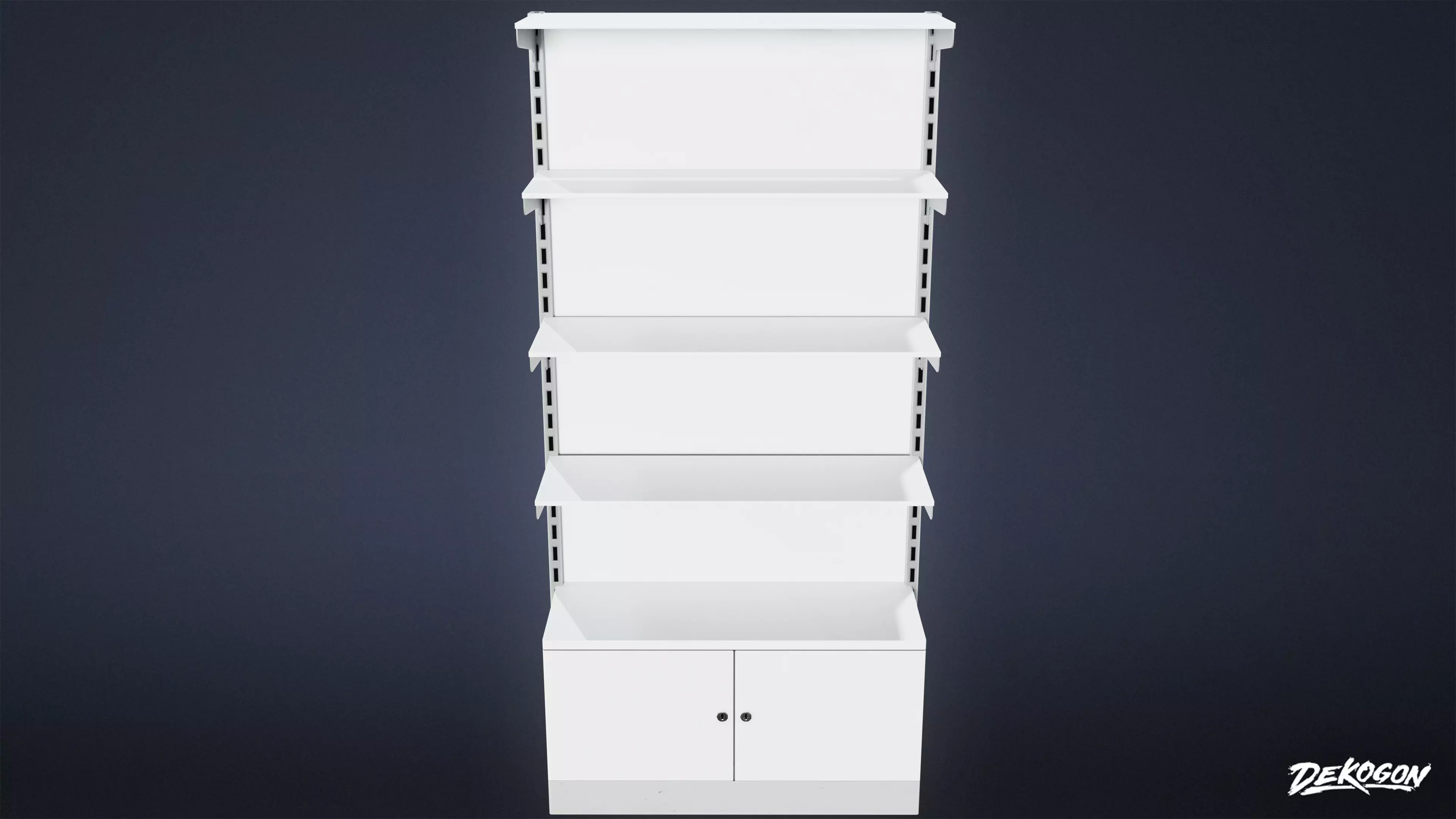 SHOPPING AND GROCERY - Shelf 05 - LOW POLY Low-poly 3D model_0