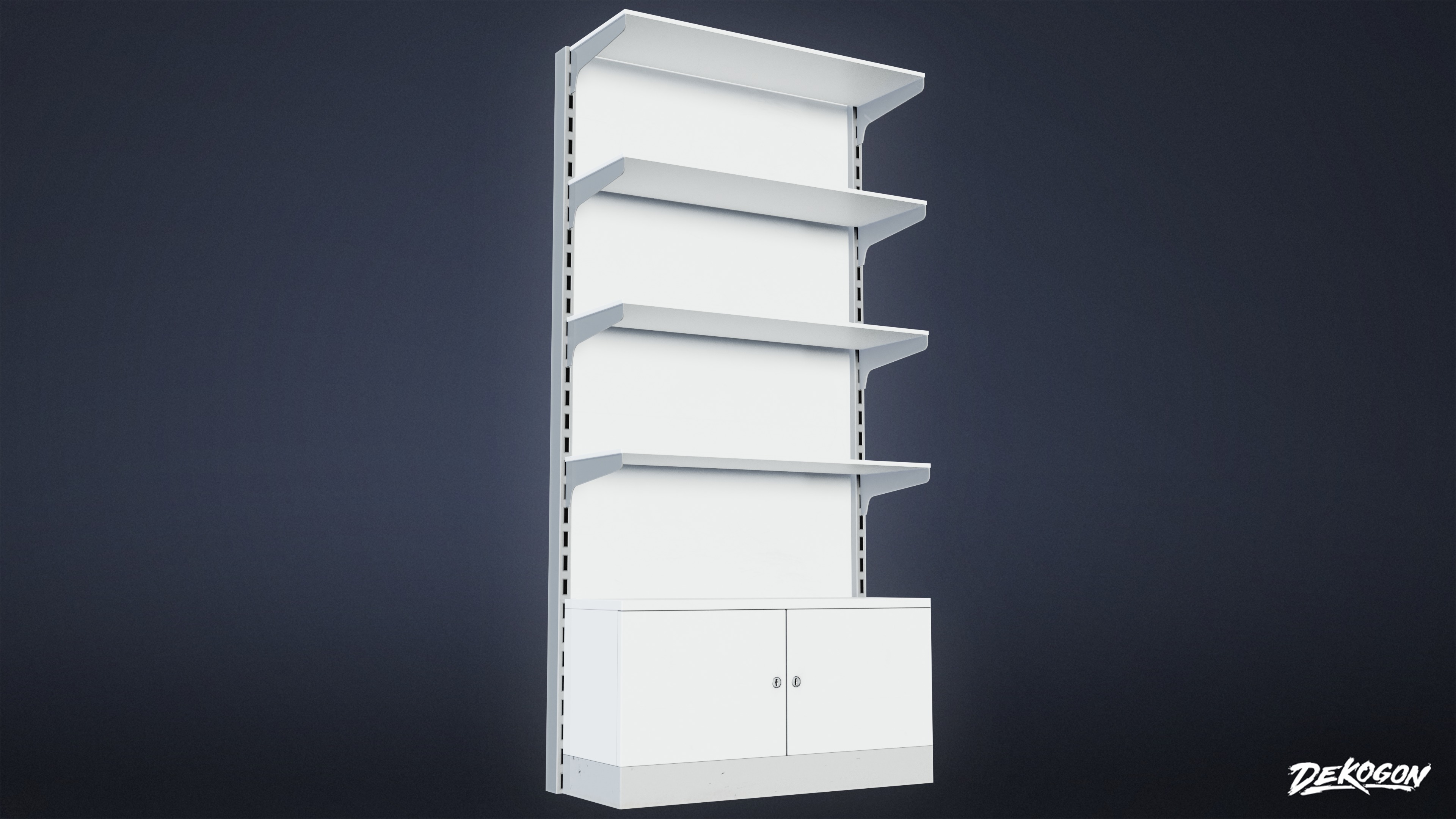 SHOPPING AND GROCERY - Shelf 05 - LOW POLY Low-poly 3D model_4