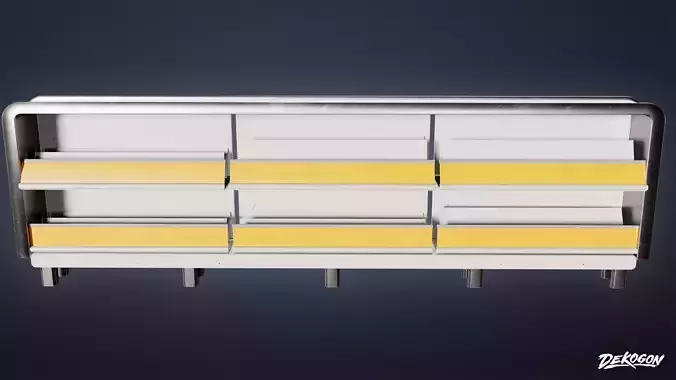 SHOPPING AND GROCERY - Shelf 07 - LOW POLY