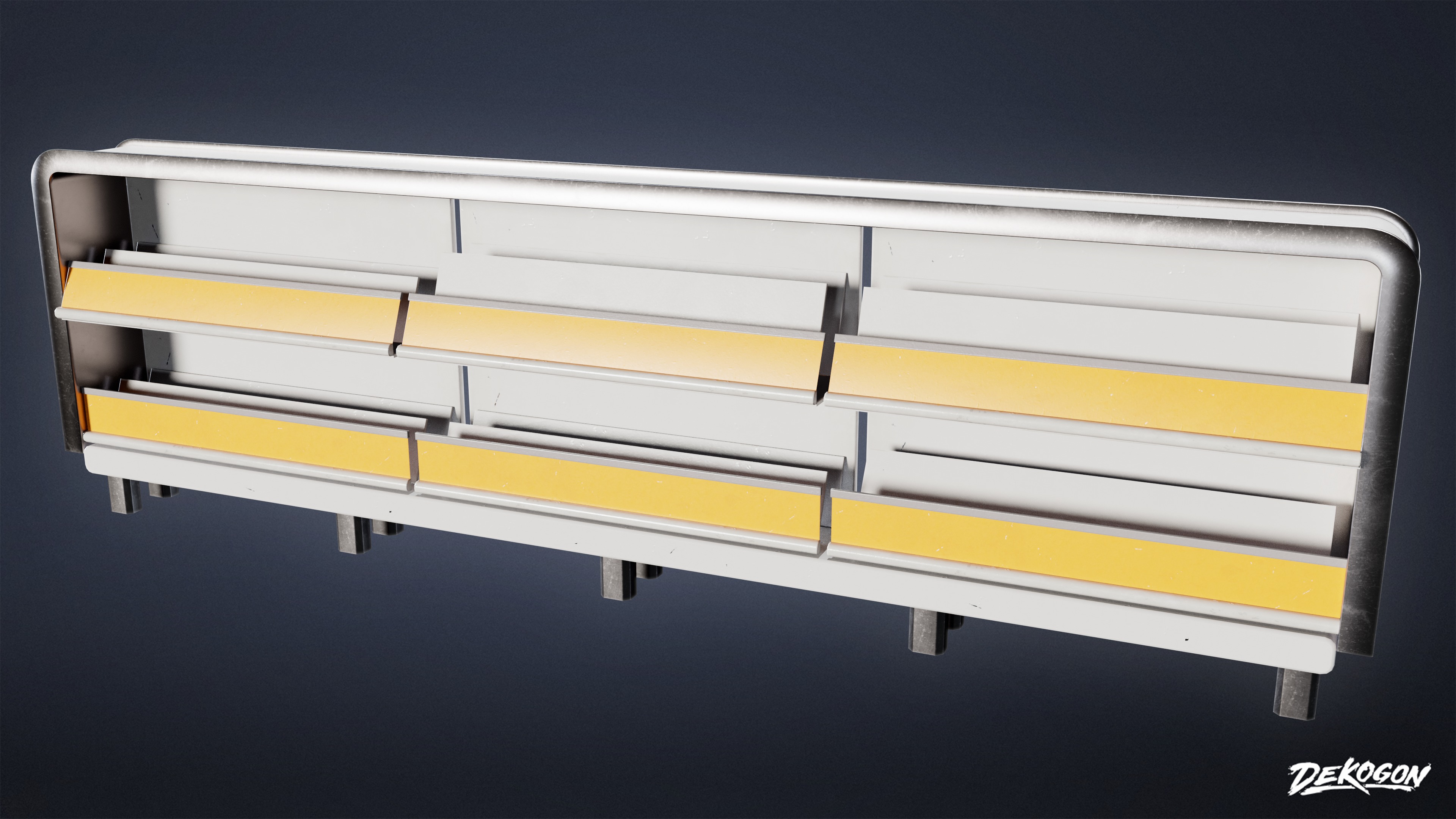 SHOPPING AND GROCERY - Shelf 07 - LOW POLY Low-poly 3D model_1