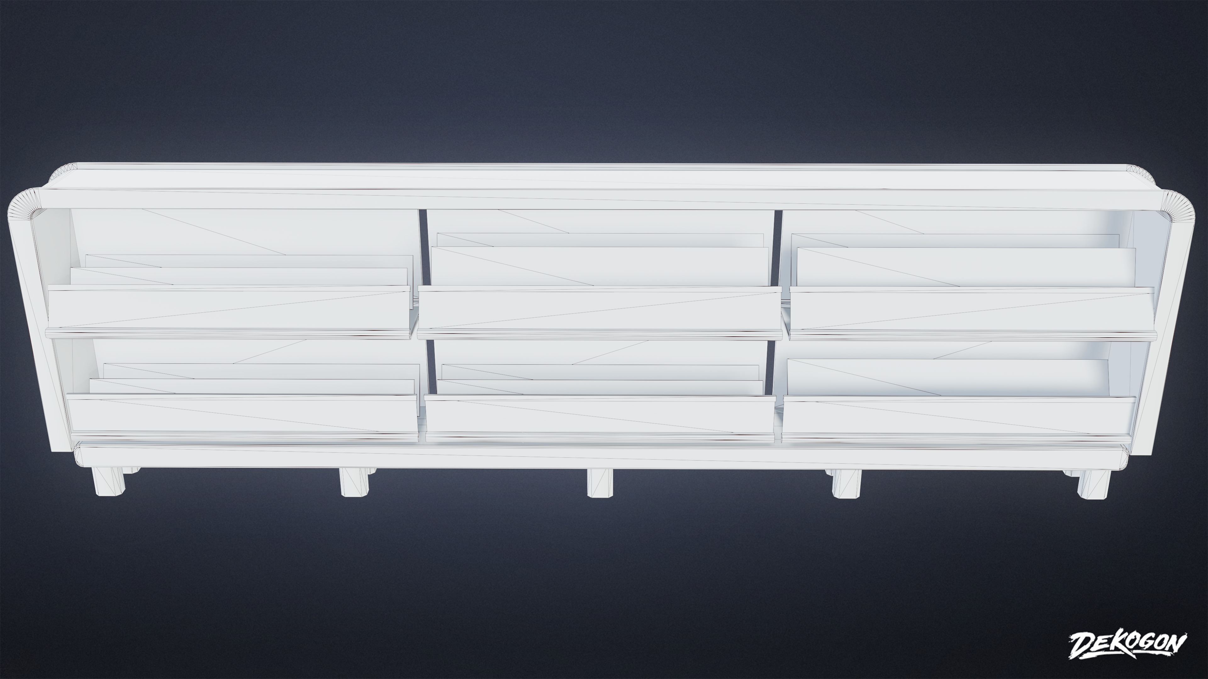 SHOPPING AND GROCERY - Shelf 07 - LOW POLY Low-poly 3D model_7