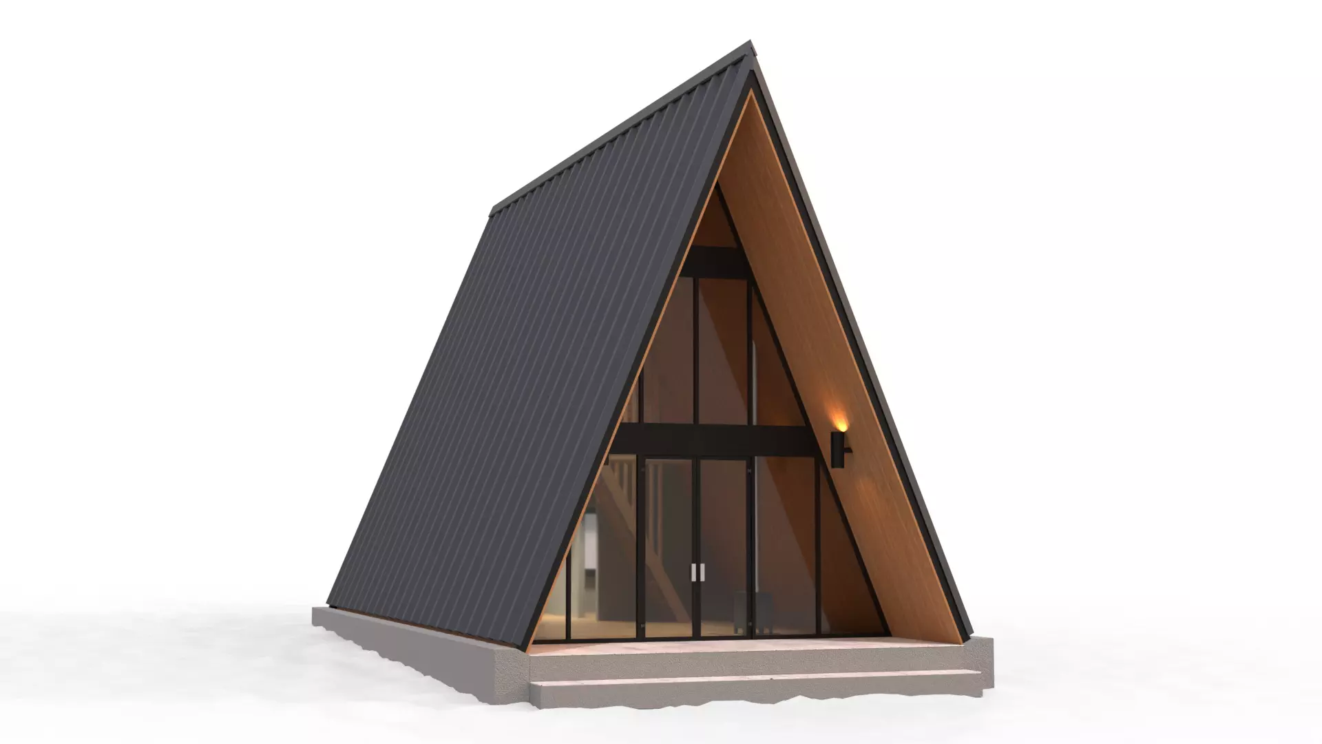 A-Frame Cabin 3D model