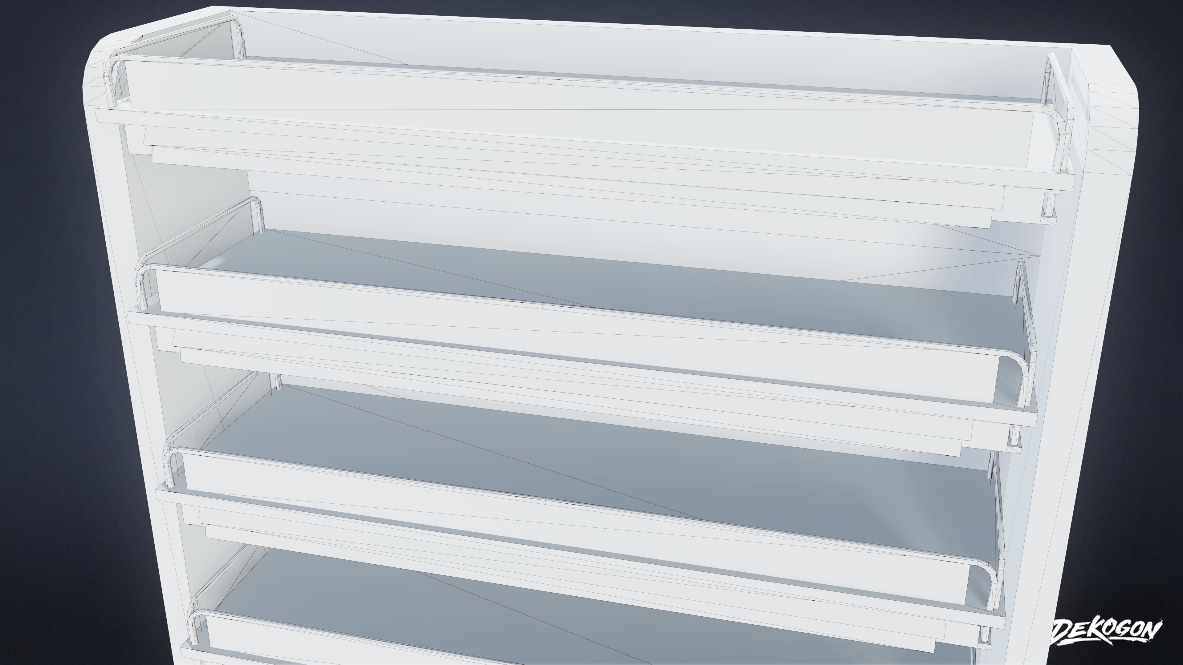 SHOPPING AND GROCERY - Shelf 08 - LOW POLY Low-poly 3D model_7