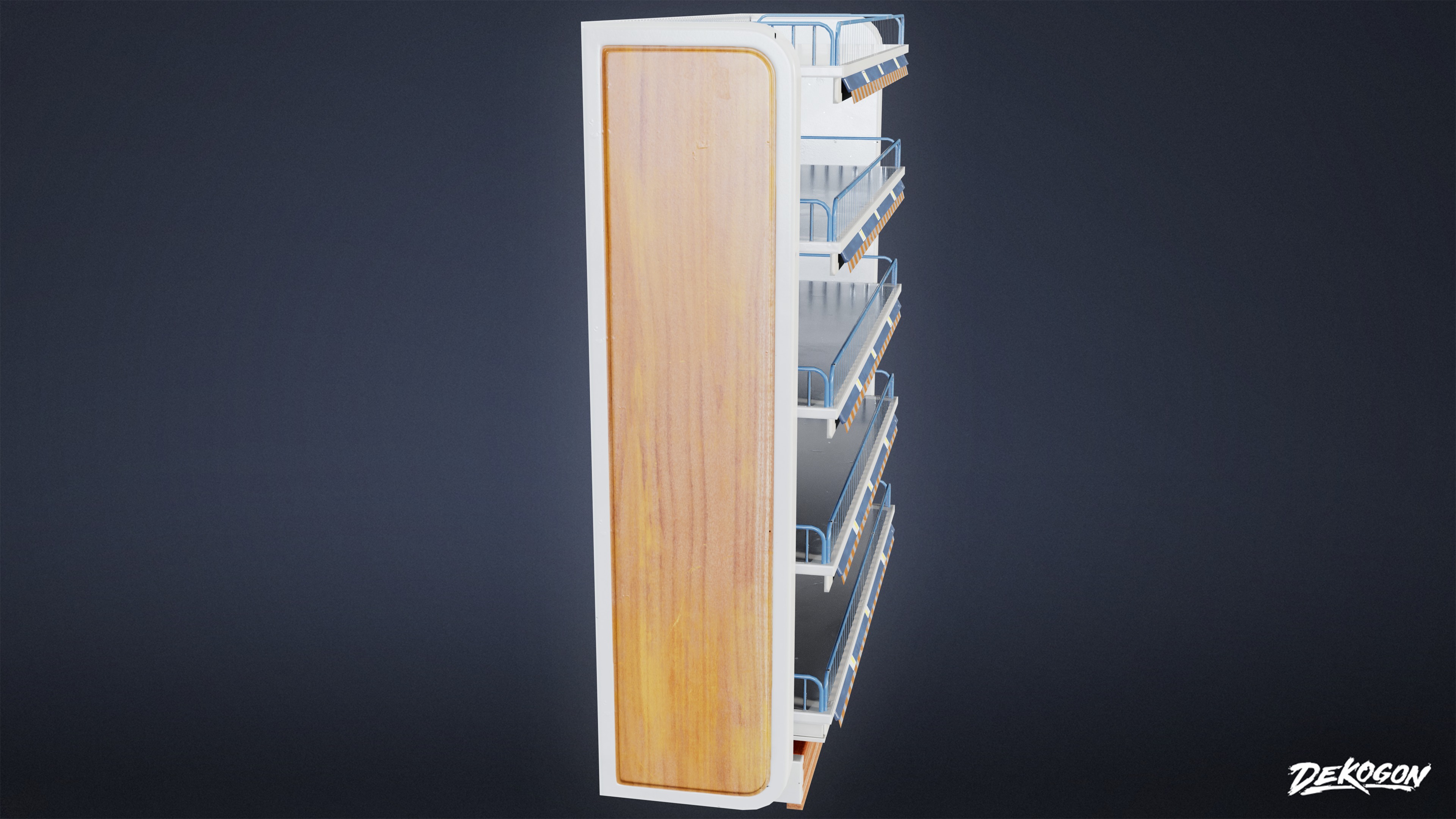 SHOPPING AND GROCERY - Shelf 08 - LOW POLY Low-poly 3D model_2