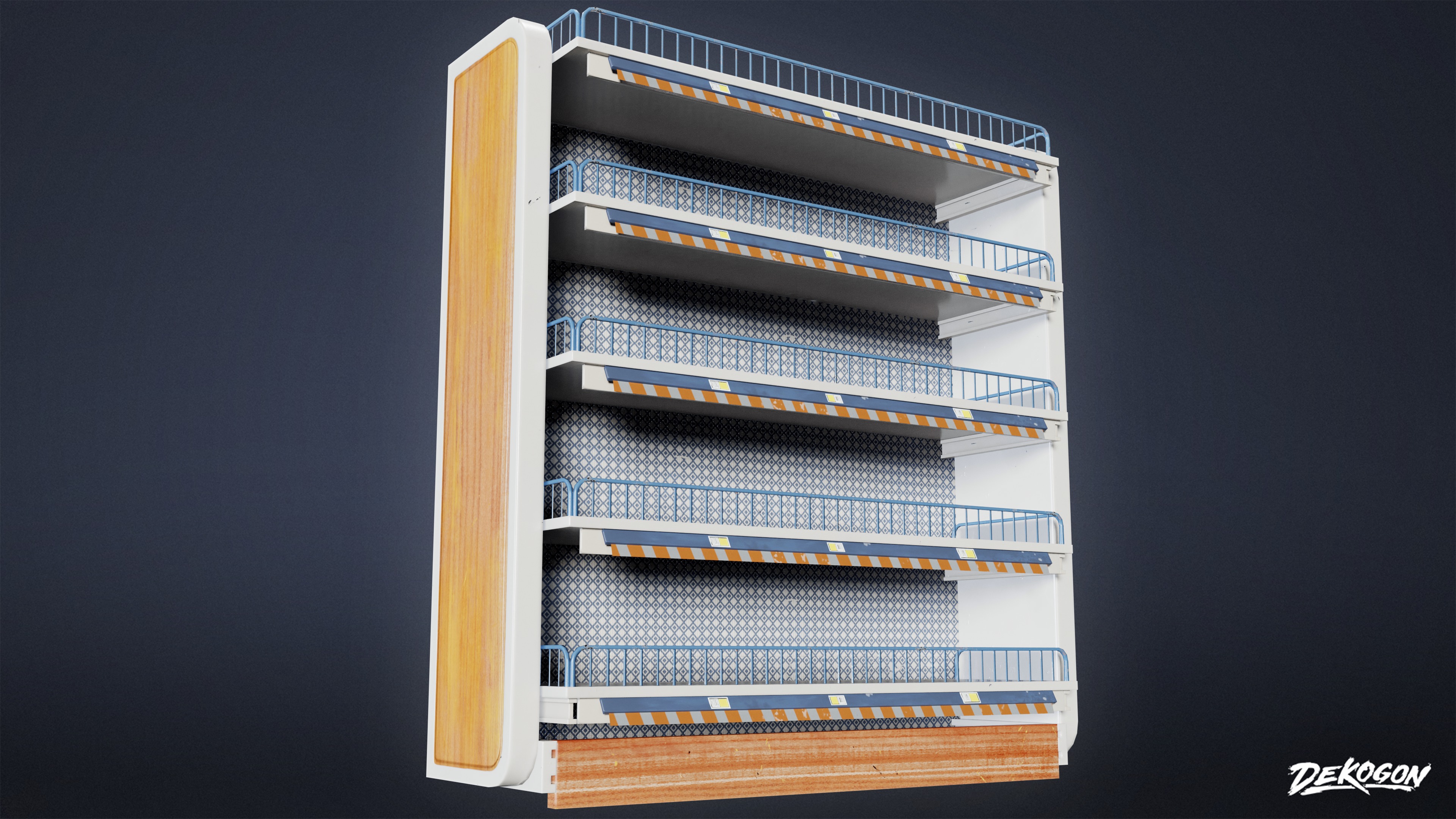 SHOPPING AND GROCERY - Shelf 08 - LOW POLY Low-poly 3D model_5