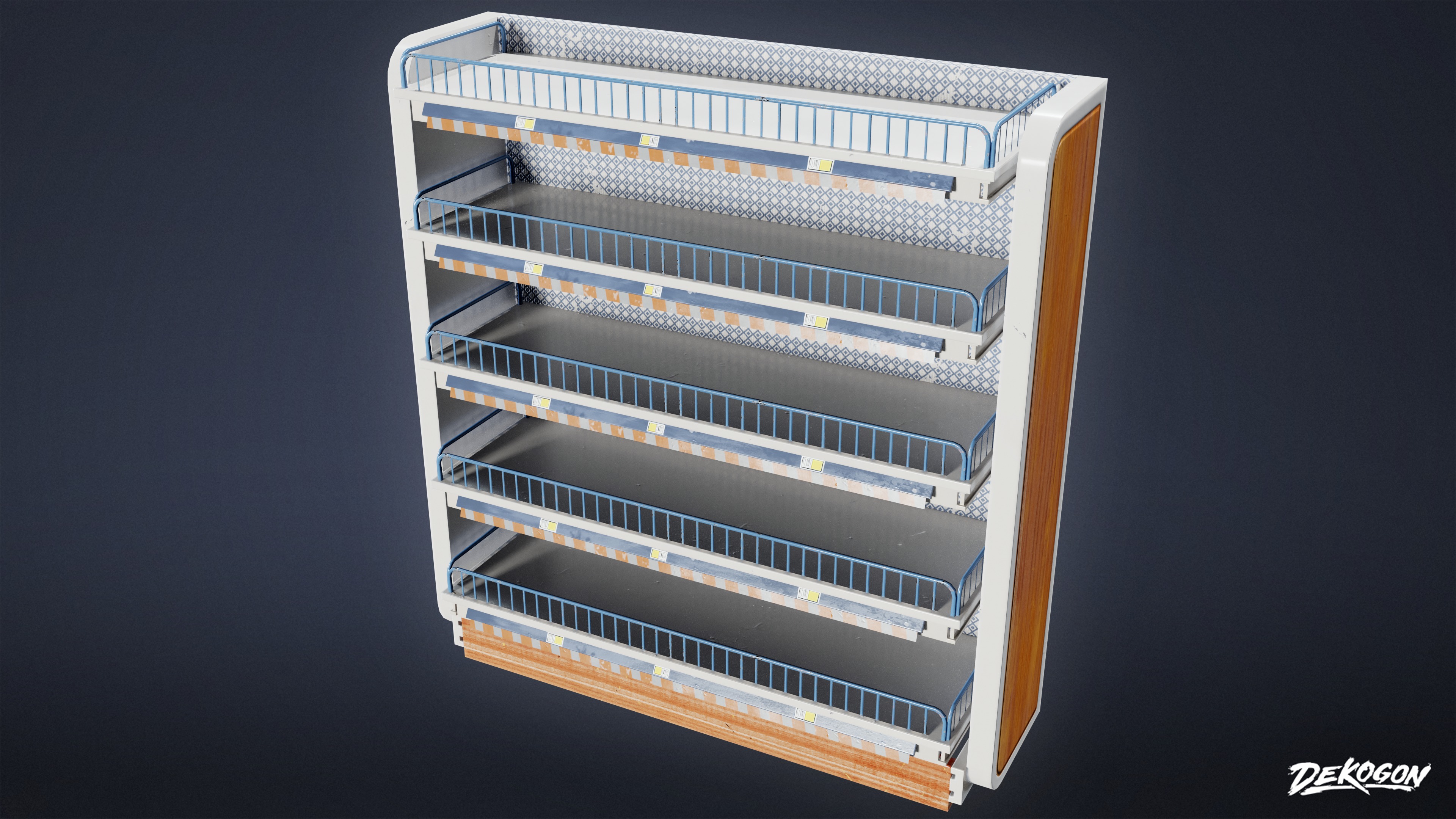 SHOPPING AND GROCERY - Shelf 08 - LOW POLY Low-poly 3D model_4