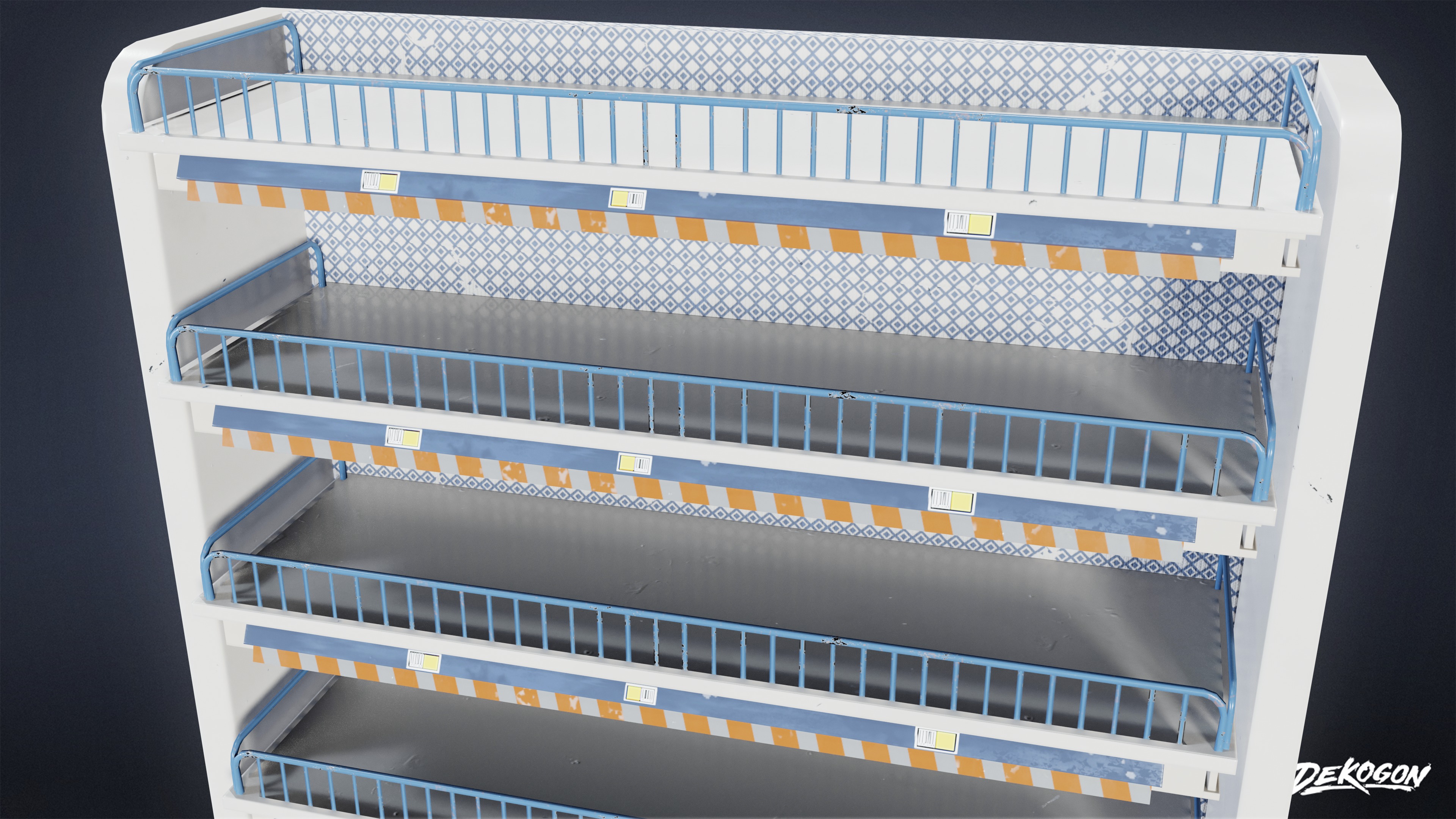 SHOPPING AND GROCERY - Shelf 08 - LOW POLY Low-poly 3D model_6