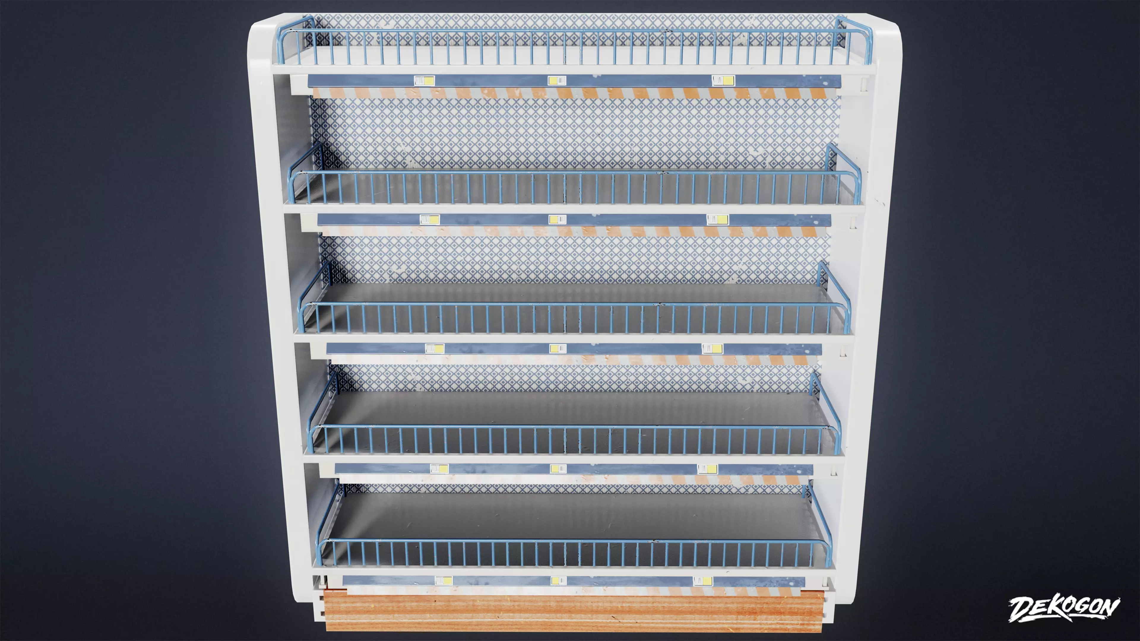 SHOPPING AND GROCERY - Shelf 08 - LOW POLY Low-poly 3D model_0