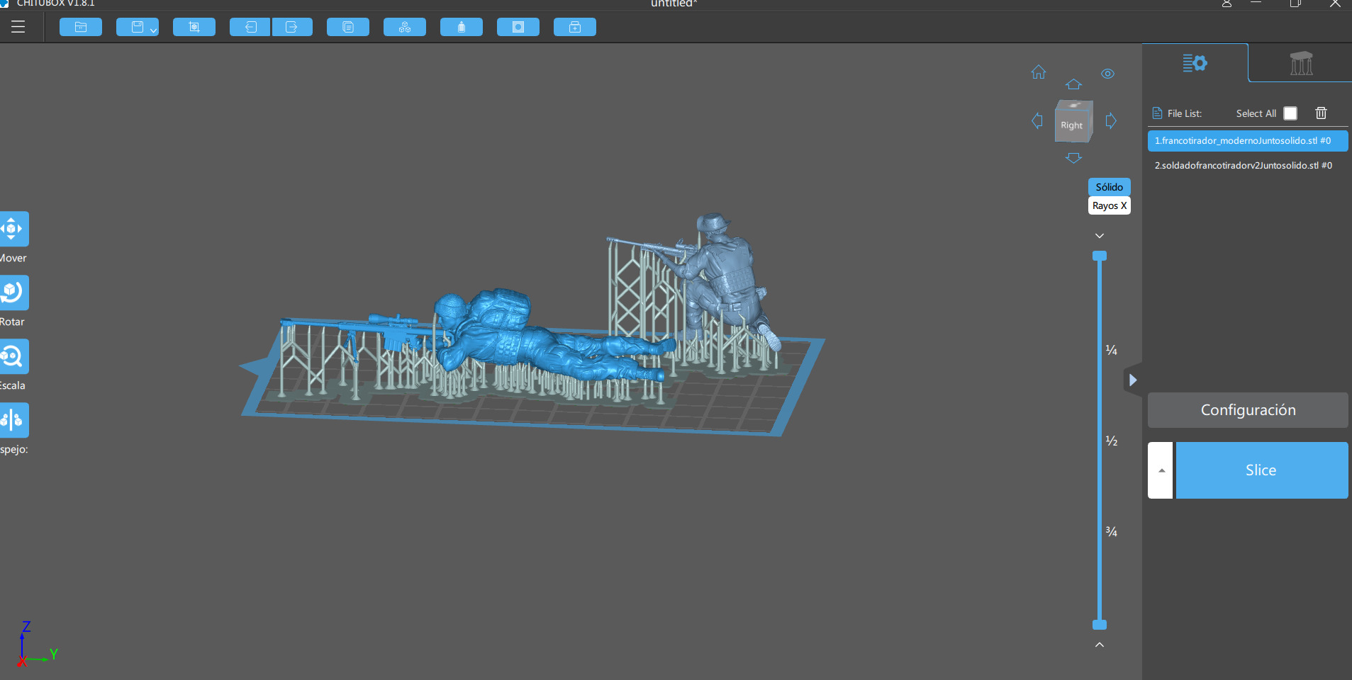 2 AMERICAN SOLDIERs SEAL SNIPER 3D print model_4