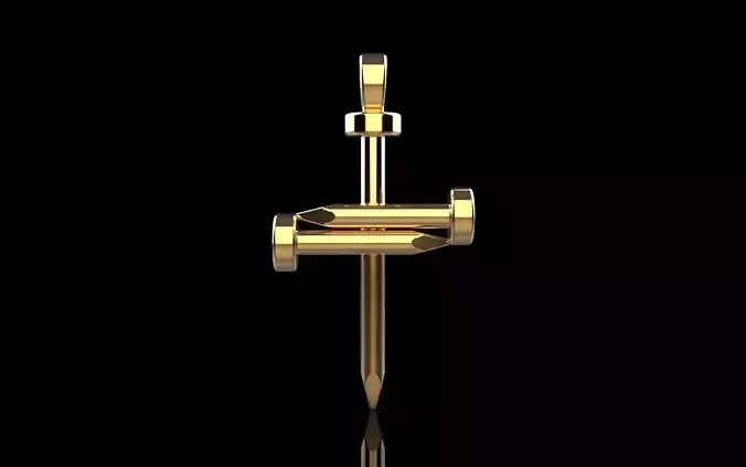 Nail cross model 675 3D print model