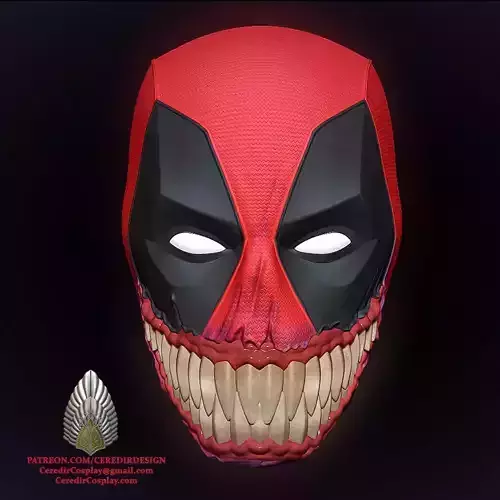 Venomized Deadpool Venom MAshup 3D DIGITAL DOWNLOAD