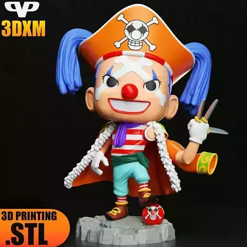 Buggy Chibi STL for 3D Printing ChibiSTL 3DXM