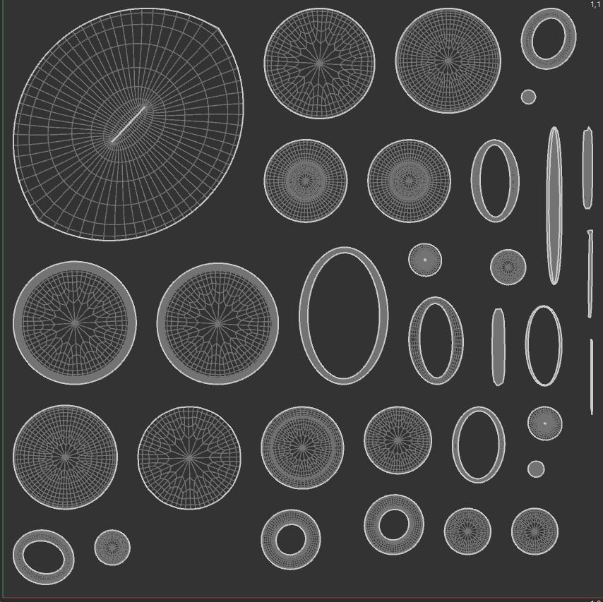 CLEANER Robot Low-poly 3D model_12