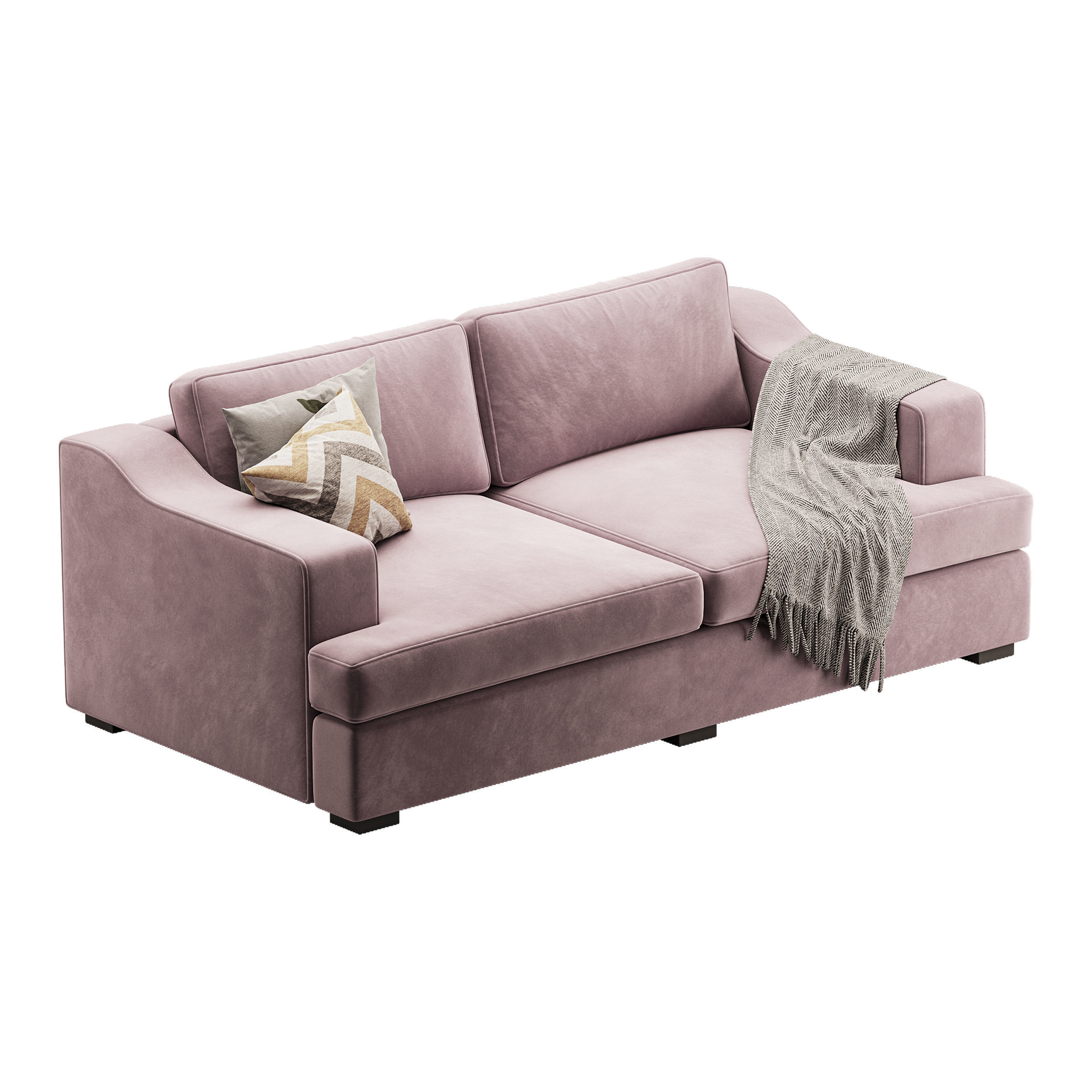 Sofa Stamford double folding 3D model_10