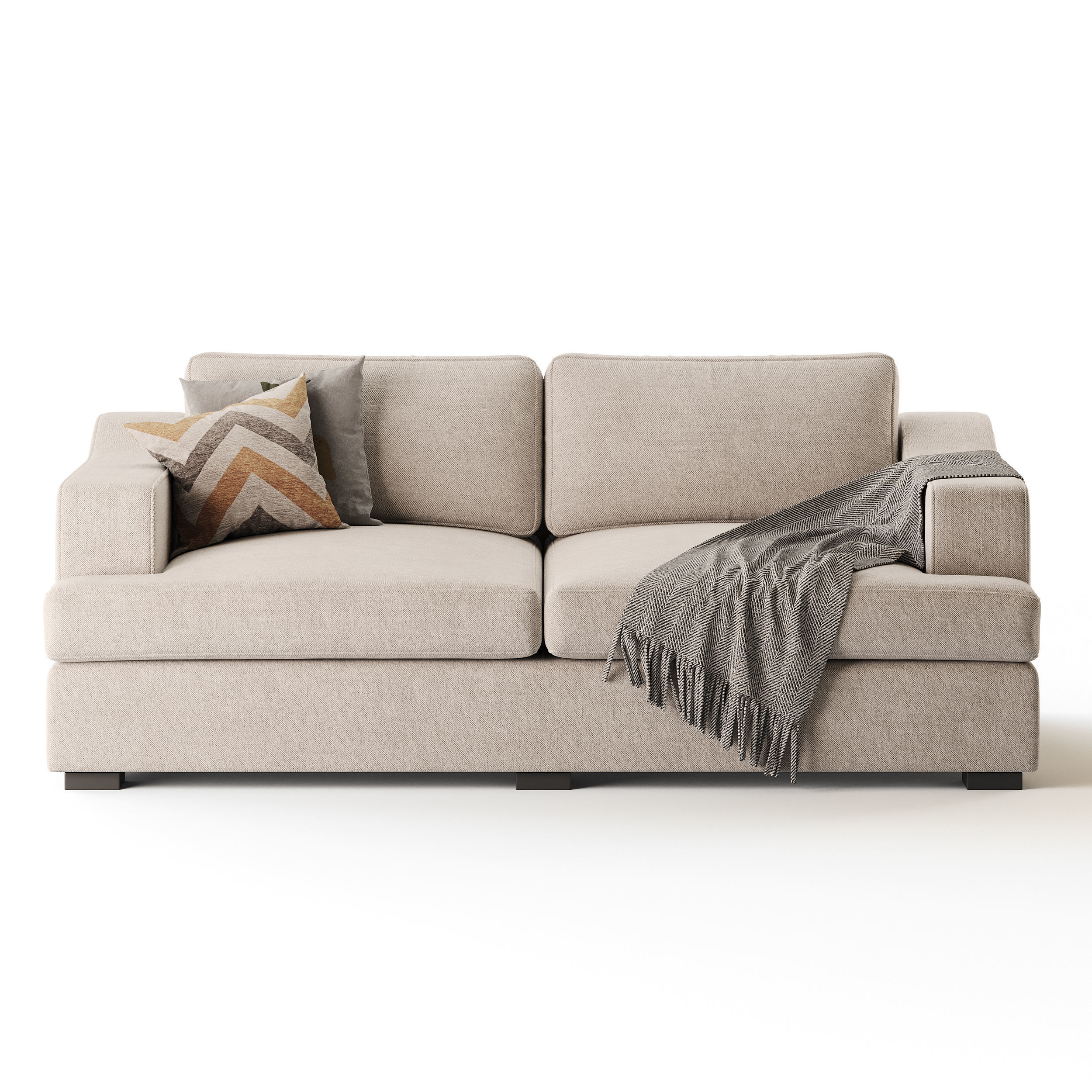 Sofa Stamford double folding 3D model_6