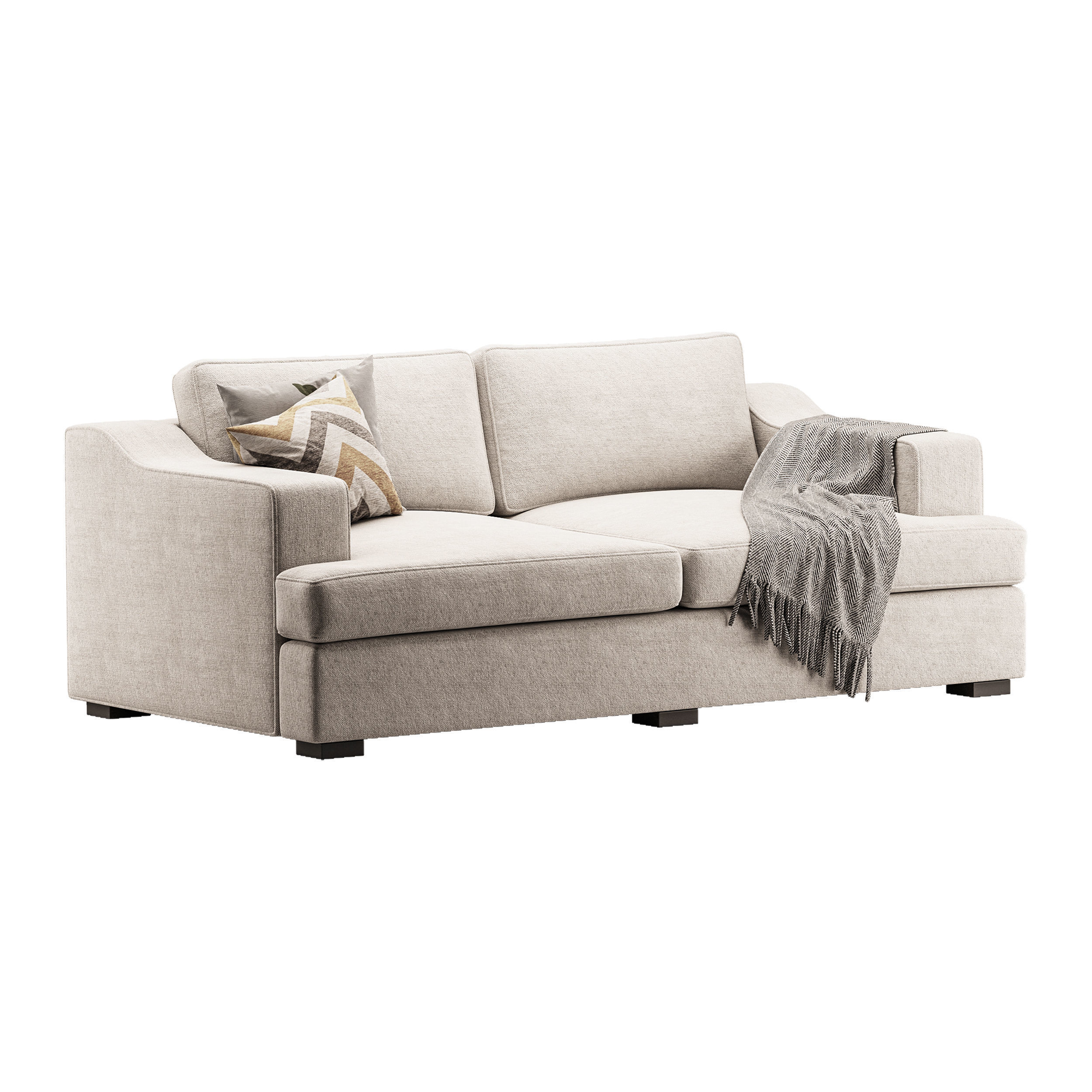 Sofa Stamford double folding 3D model_8