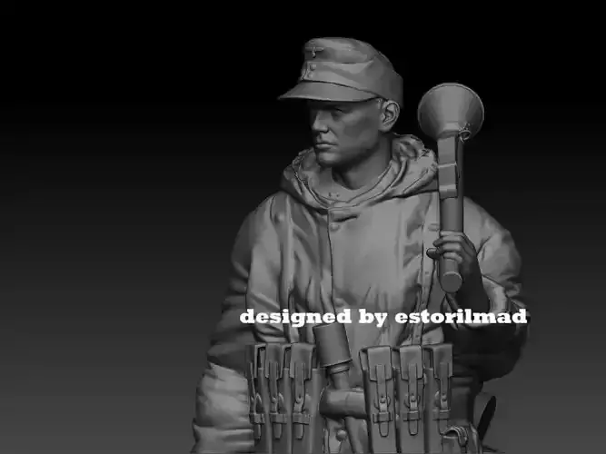 WW2 WAFFEN SS SOLDIER NORMANDY v2