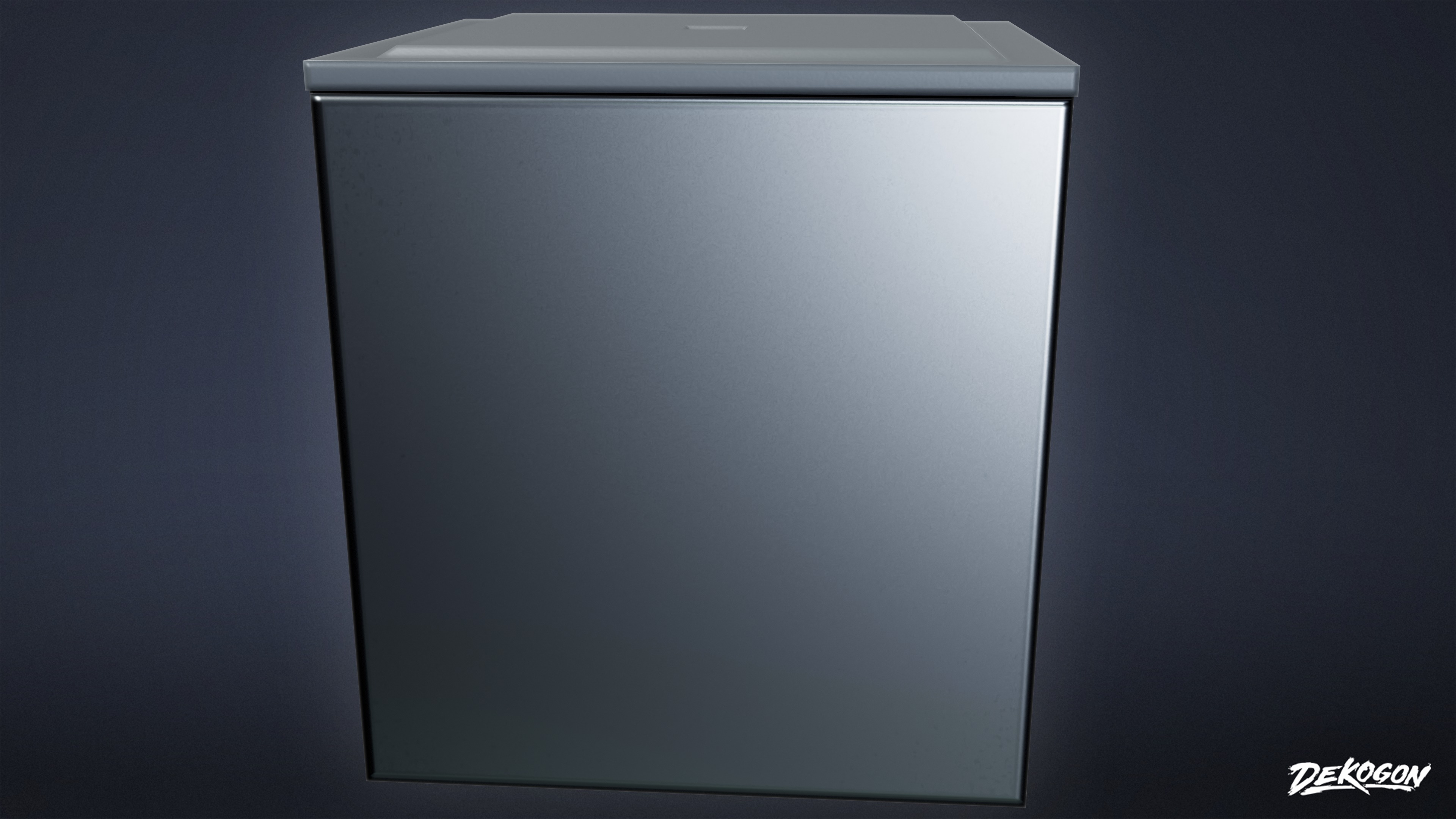 SHOPPING AND GROCERY - Soda Machine 01 - LOW POLY Low-poly 3D model_3