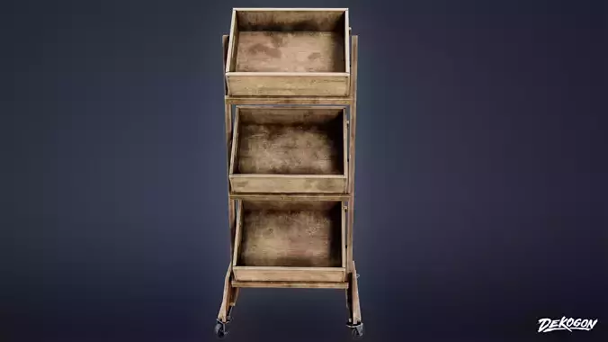 SHOPPING AND GROCERY - Stand 03 - LOW POLY