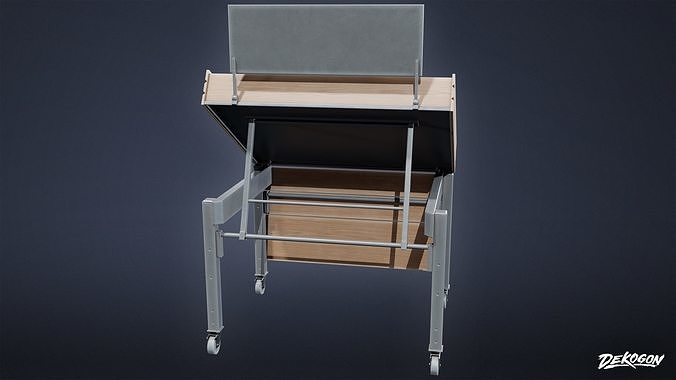 SHOPPING AND GROCERY - Stand 12 - LOW POLY Low-poly 3D model 4