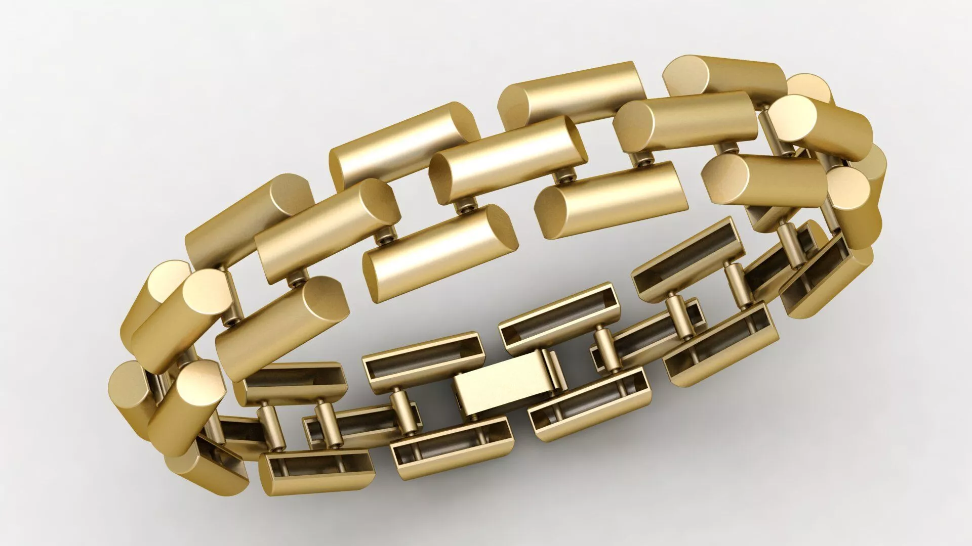 Luxury Gold Bracelet Gold 18 K printable-Silver- FBX STL OBJ 3DM 3D print model