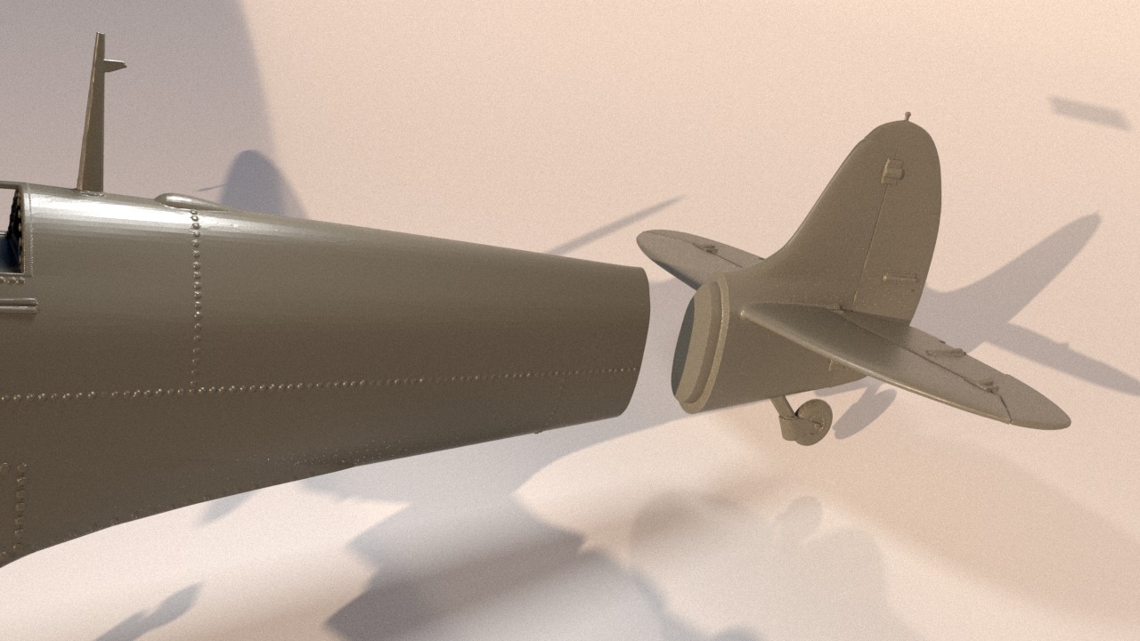 Spitfire 3D print model_3