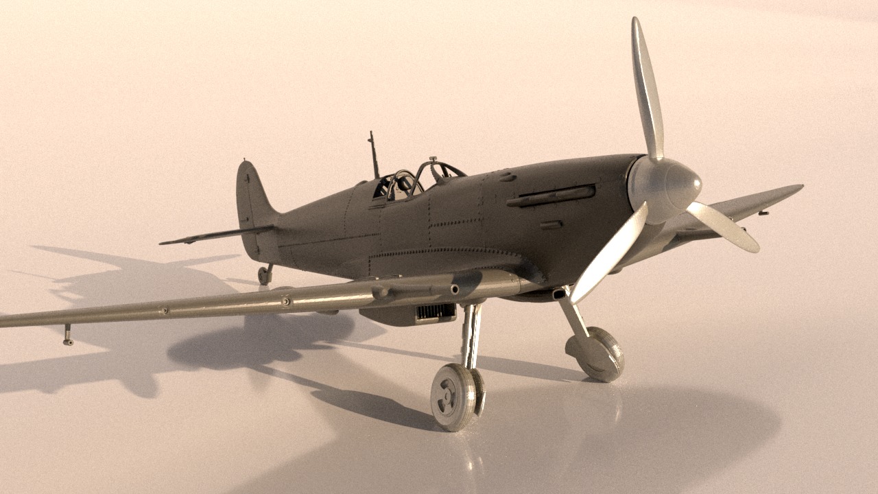 Spitfire 3D print model_2