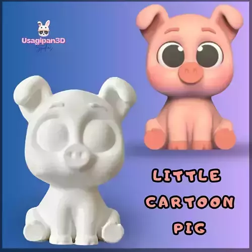Little Cartoon Pig