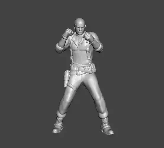 RE JAKE MULLER MINIATURE MODEL FOR HORROR OR FANTASY GAMES RPG 3D print model