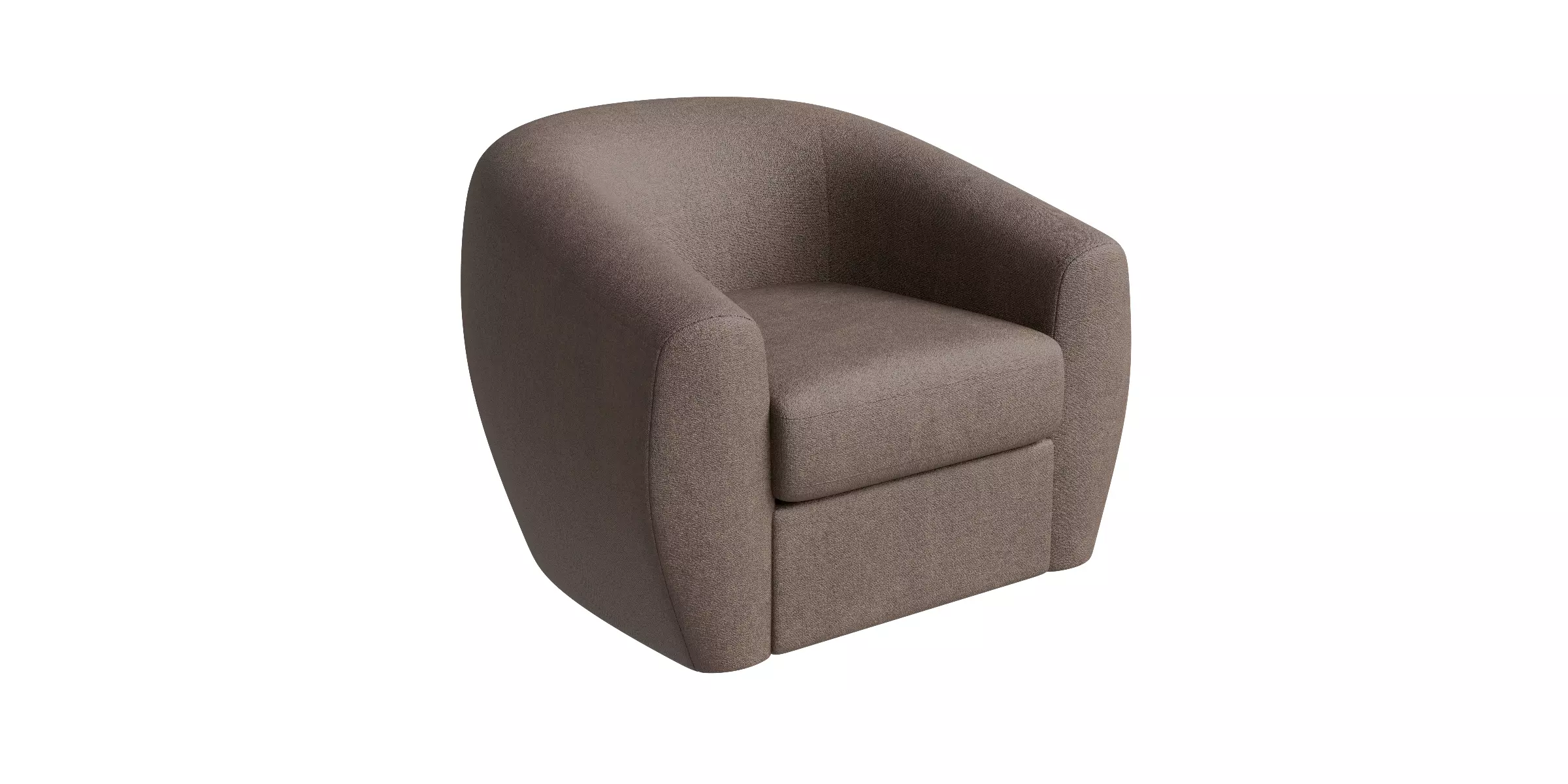 Brown Fabric Cohen Occasional Chair 3D model