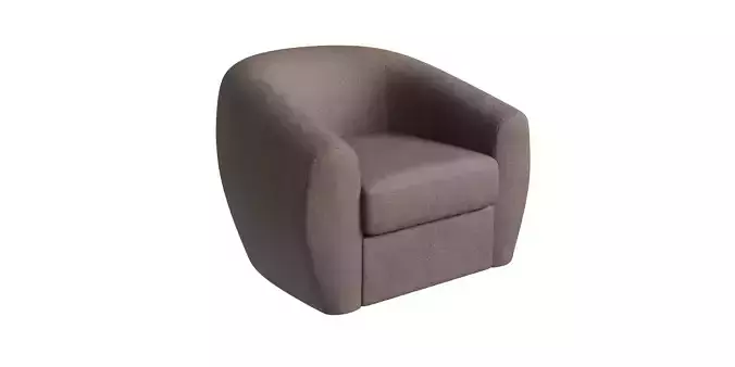 Brown Fabric Cohen Occasional Chair