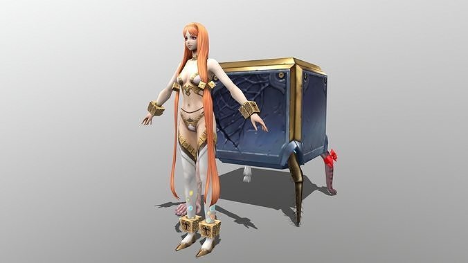 Pandora Low-poly 3D model