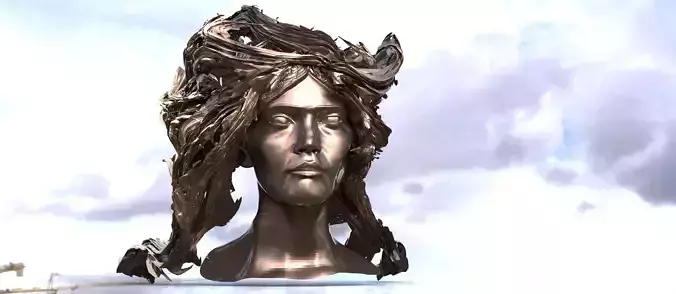 Fantasy sculpted hair 3