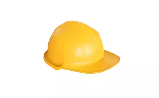 Worker Safety Helmet - Yellow Hard Hat for Construction