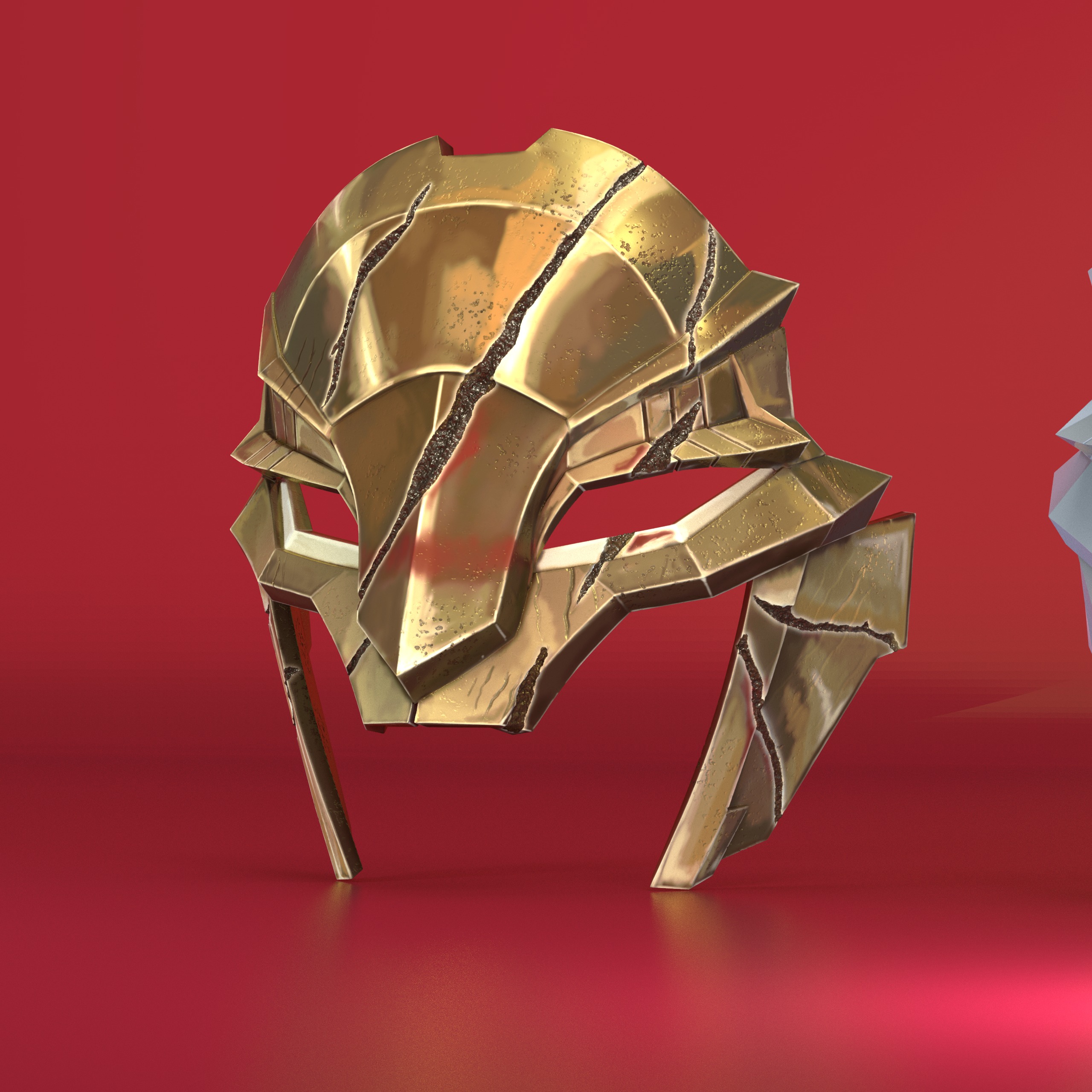 Mask 02 - Ambessa Medarda 3D print model_2