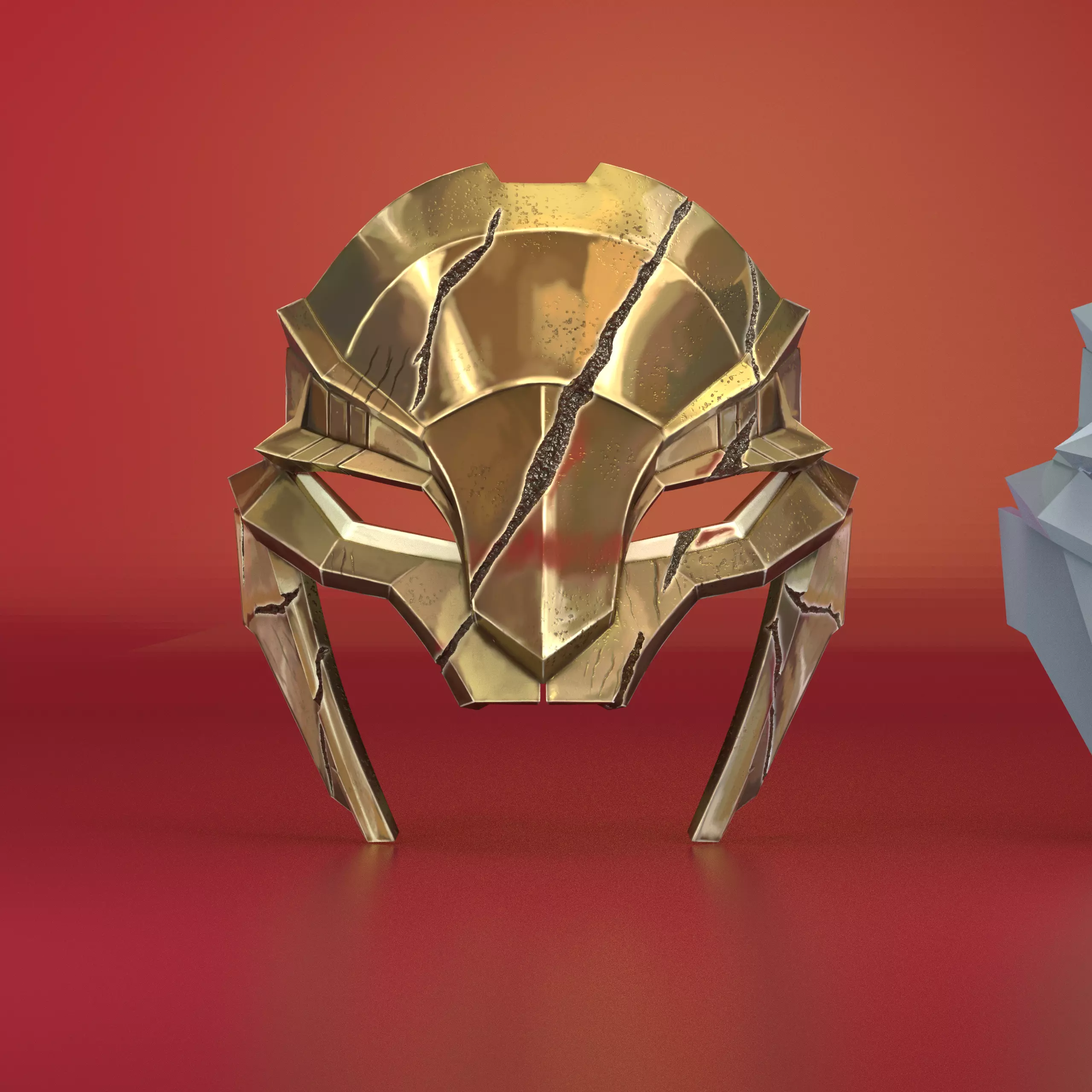Mask 02 - Ambessa Medarda 3D print model_0