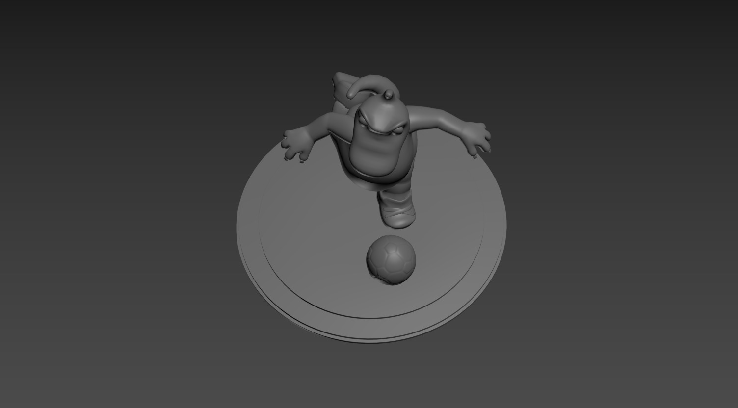 3D Toy Soccer Dino 3D print model_5