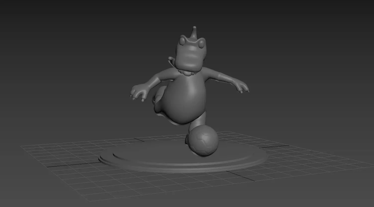 3D Toy Soccer Dino 3D print model_0