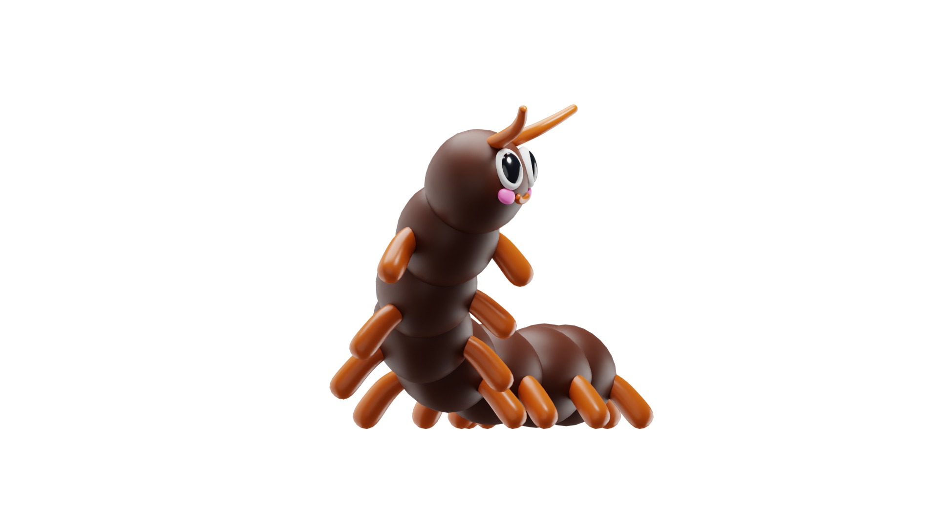 Centipede 3D model_16