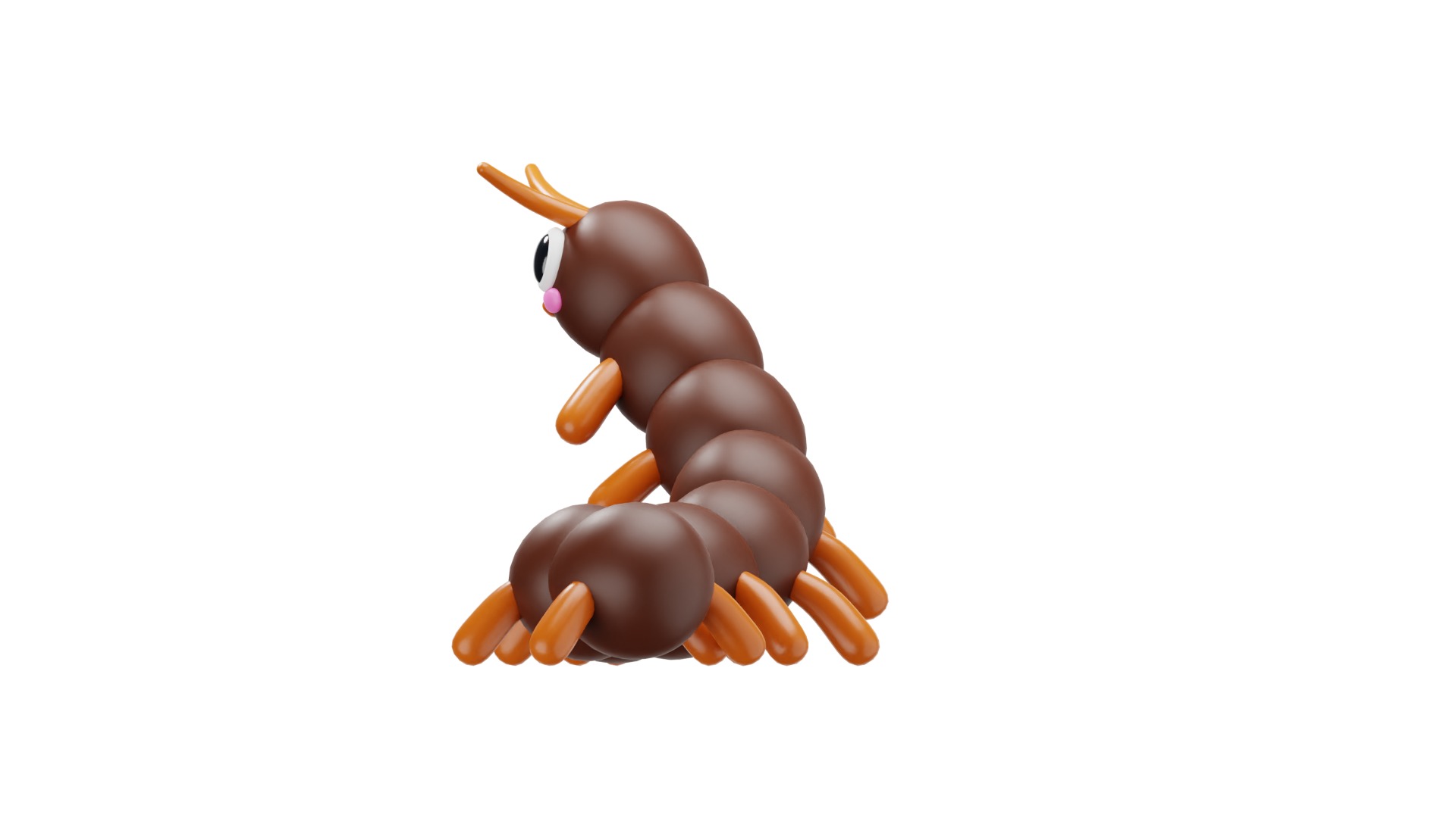 Centipede 3D model_6
