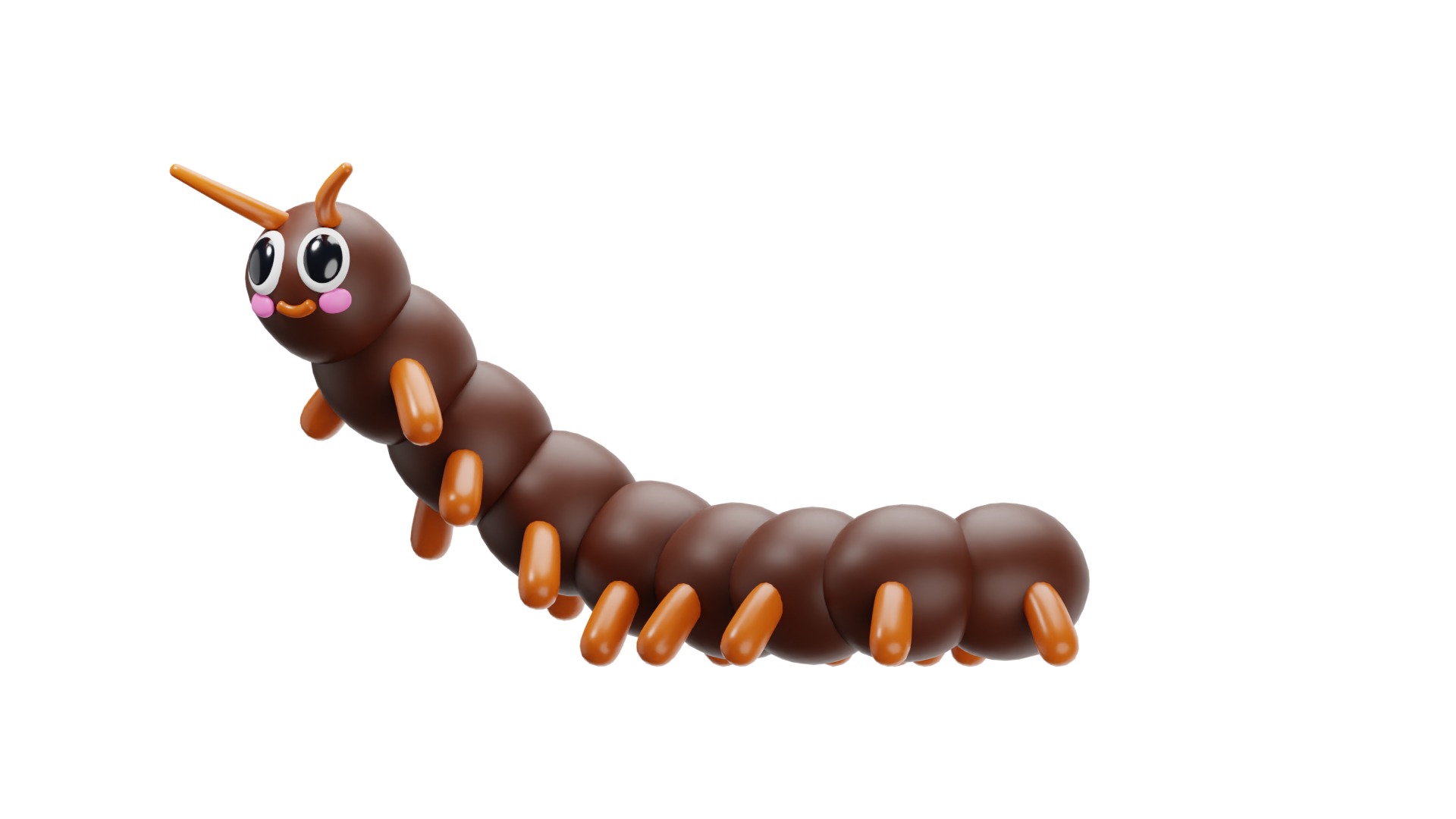 Centipede 3D model_2