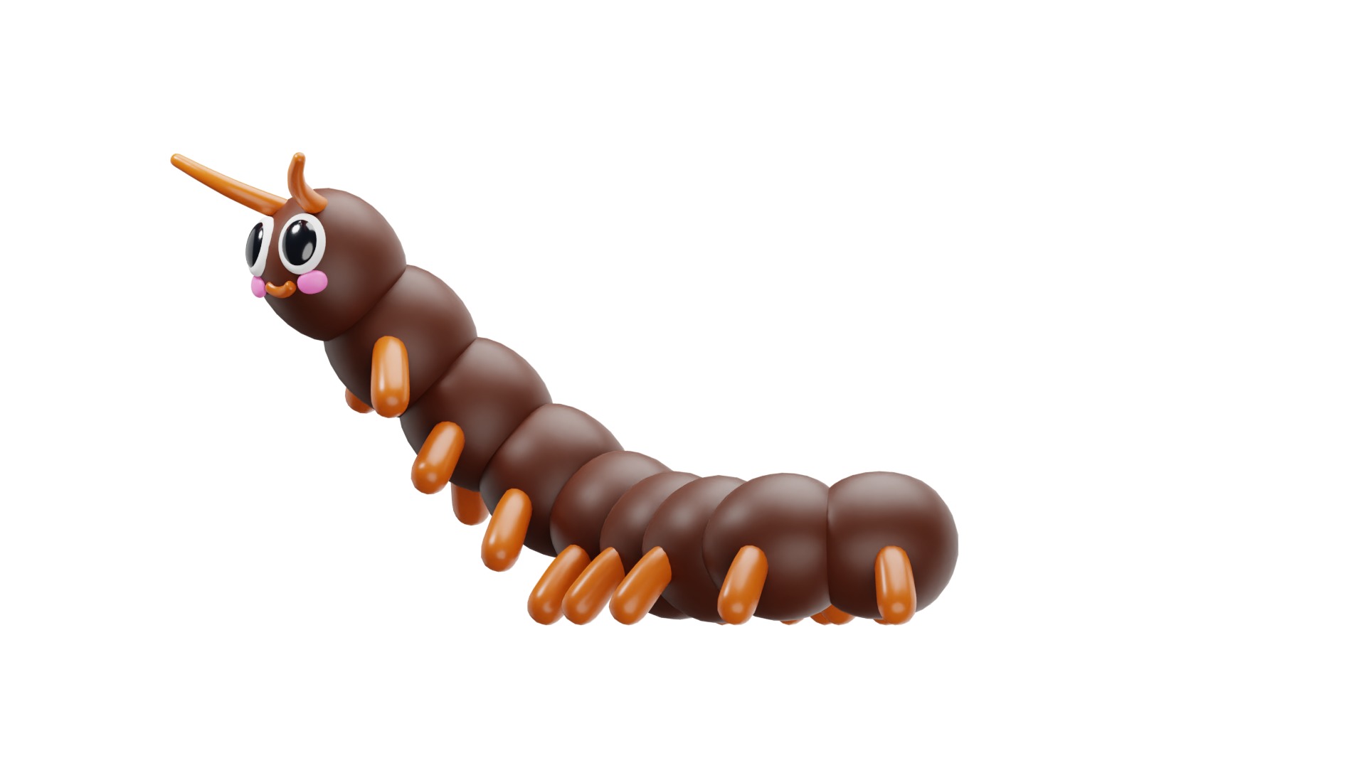 Centipede 3D model_3