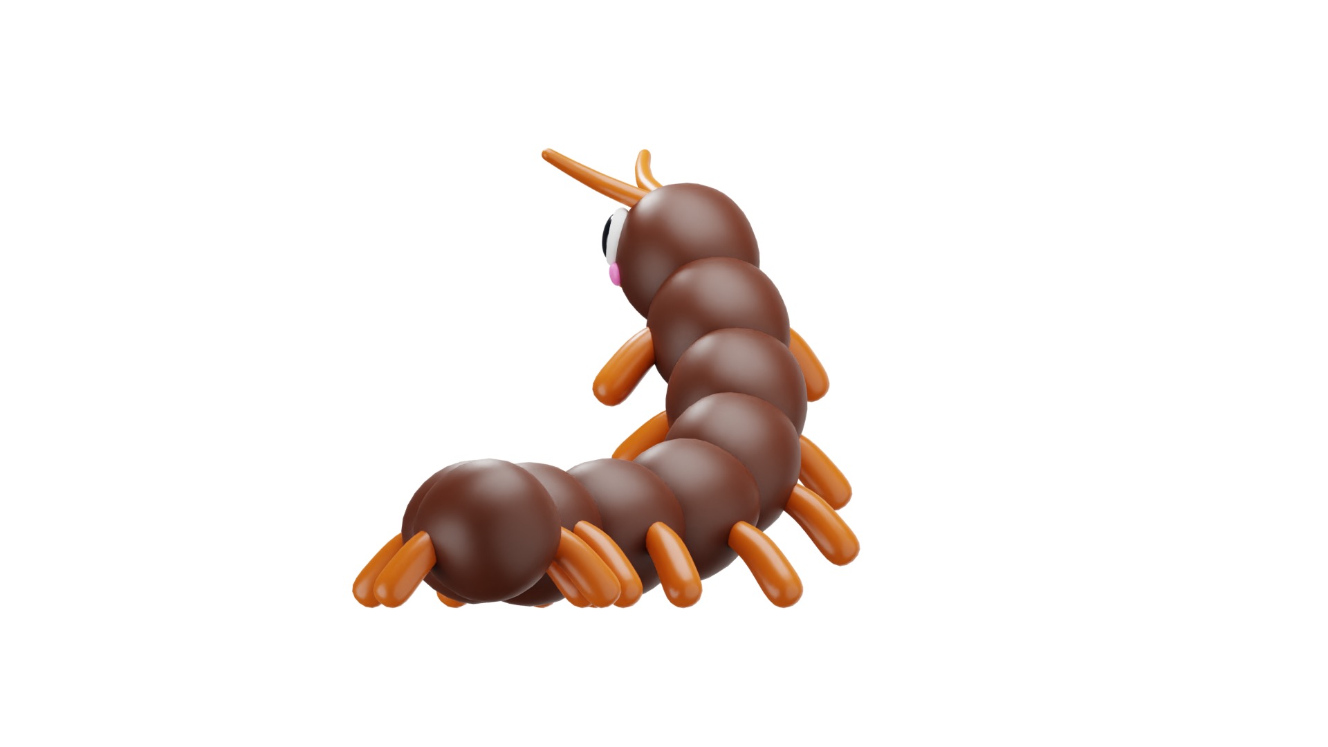 Centipede 3D model_7