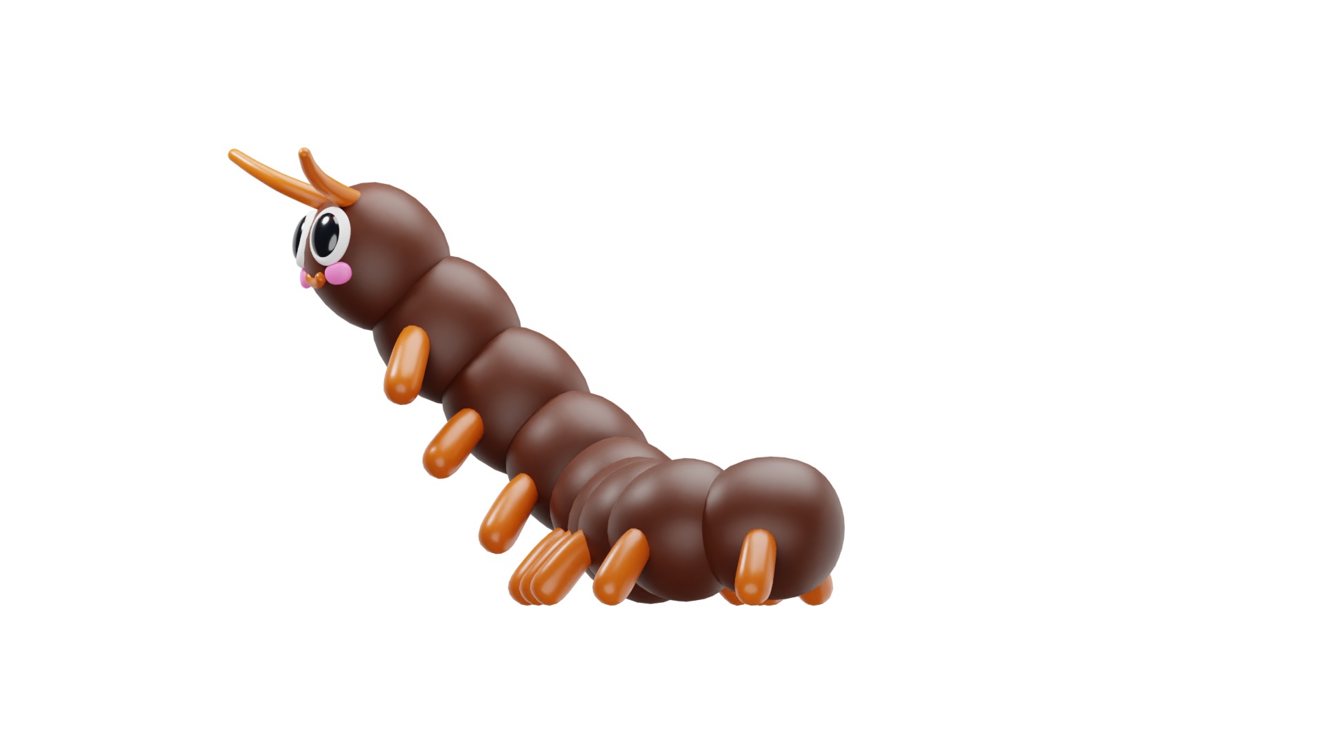 Centipede 3D model_4