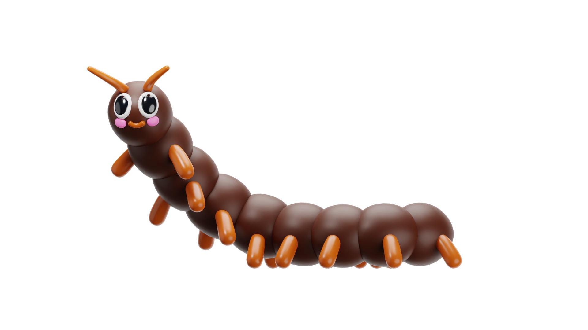 Centipede 3D model_1