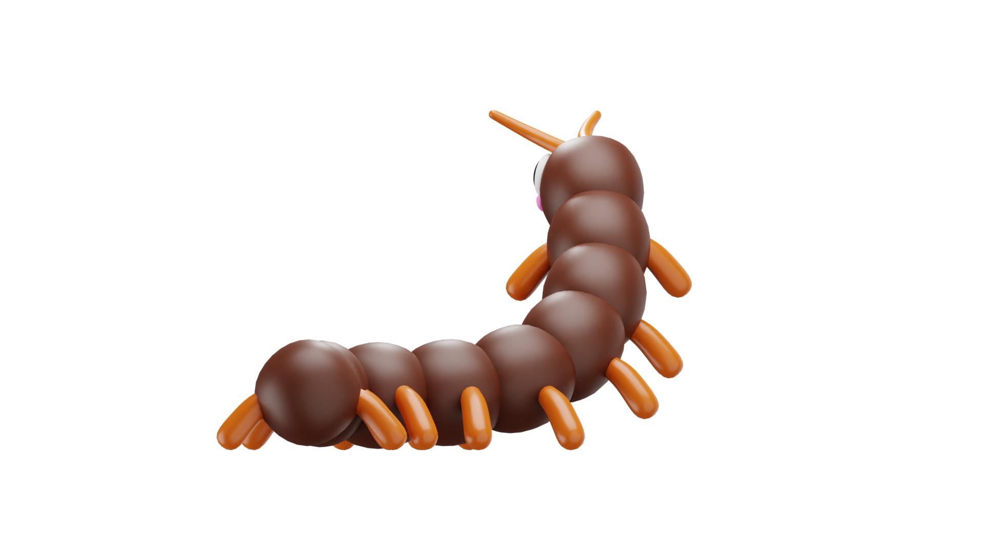 Centipede 3D model_8