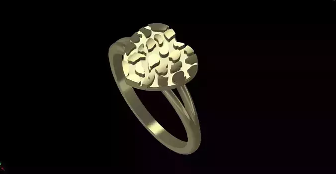 Anillo corazon